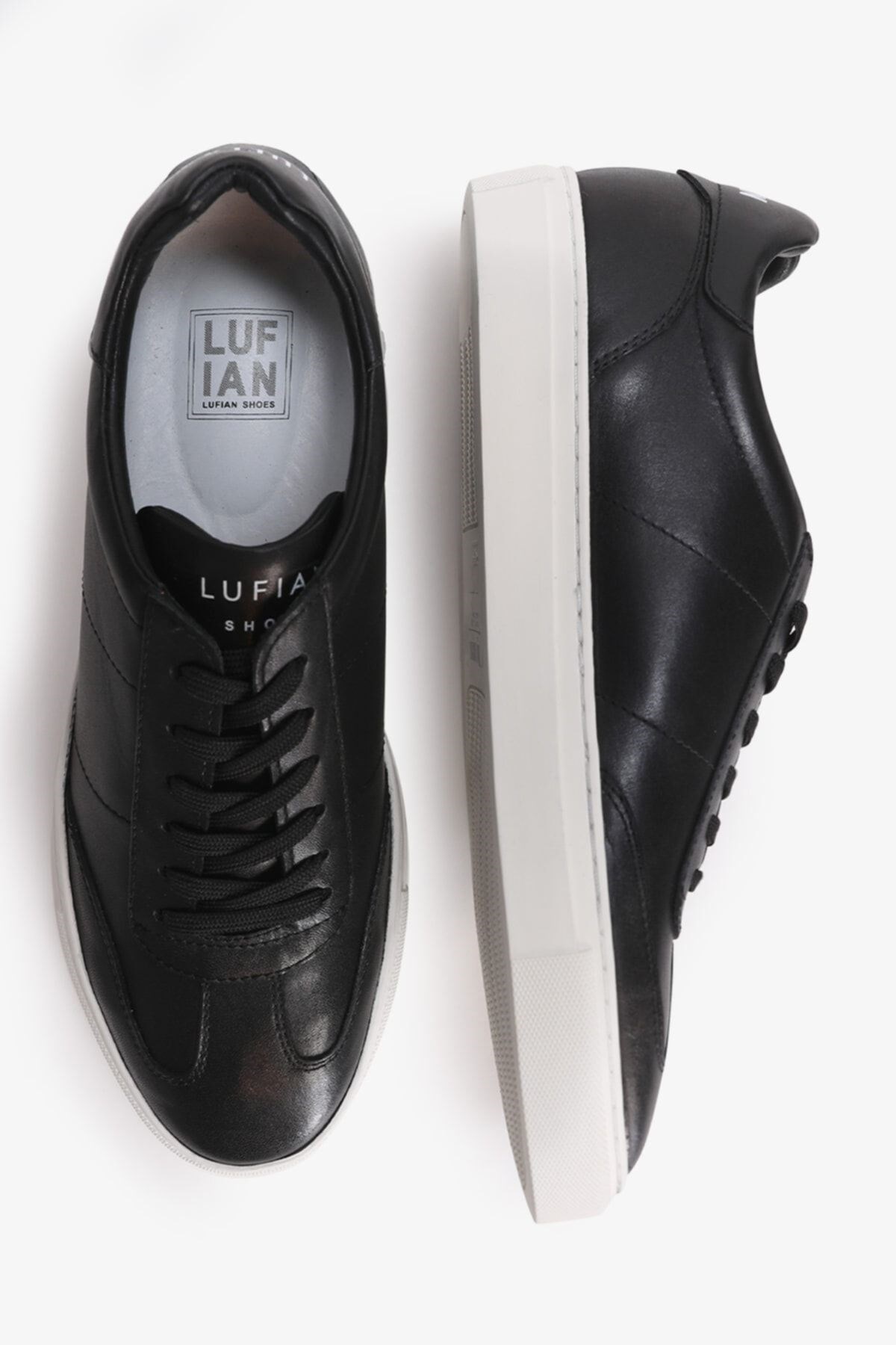 Hakiki Deri Bağcıklı Josef Model Günlük Sneaker Erkek Ayakkabı Siyah Hakiki Deri Bağcıklı Josef Model Günlük Sneaker Erkek Ayakkabı Siyah