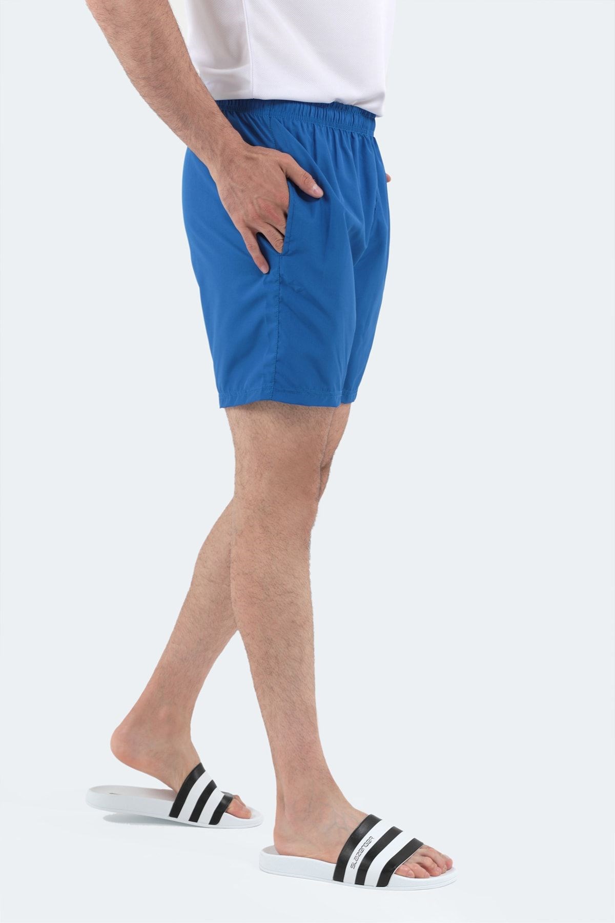 Slazenger St12se311-480 Rabi Saks Mavi Erkek Mayo Şort ST12SE311 Slazenger St12se311-480 Rabi Saks Mavi Erkek Mayo Şort ST12SE311