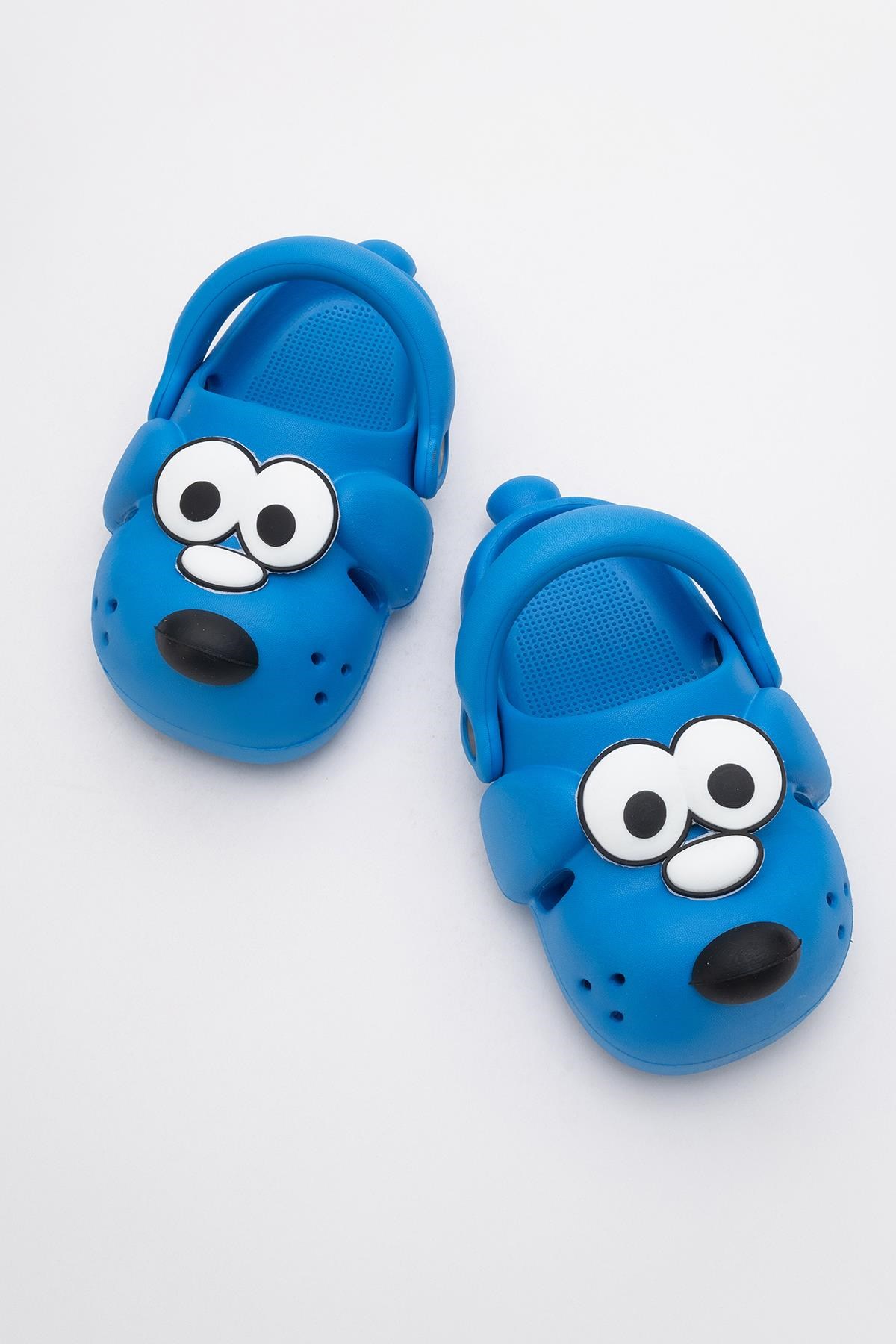 Doggy Saks Mavi Köpek Figürlü Sevimli Günlük Bahçe Sahil Plaj Kreş Unisex Çocuk Terlik&Sandalet Doggy Saks Mavi Köpek Figürlü Sevimli Günlük Bahçe Sahil Plaj Kreş Unisex Çocuk Terlik&Sandalet