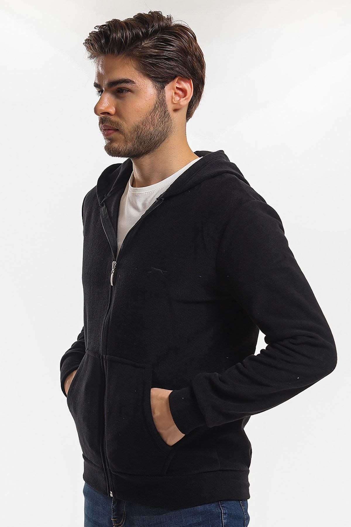 Slazenger SAMSON Erkek Sweatshirt Siyah ST21WE064