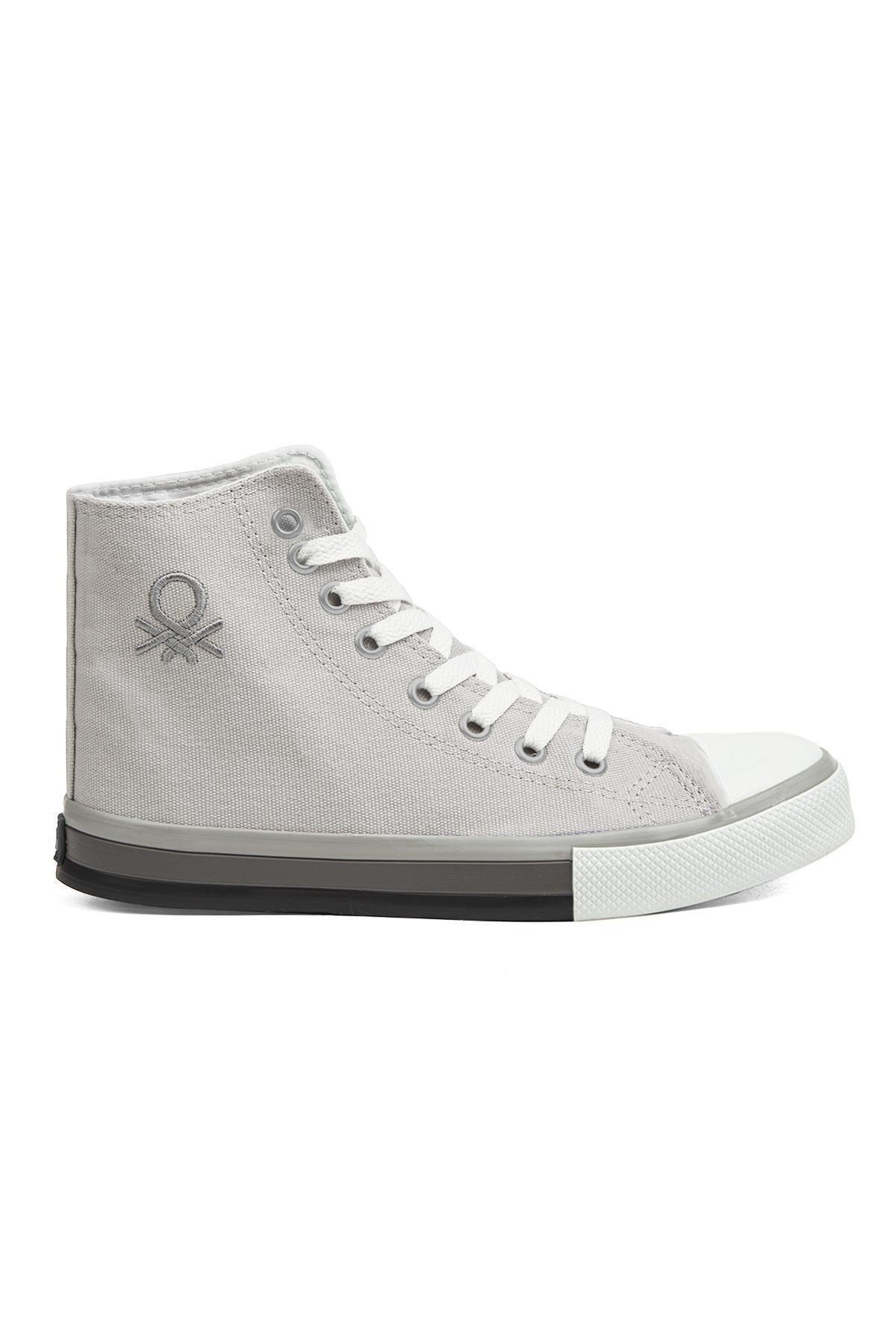 Benetton BN-30192  Gri Erkek Spor Ayakkabı Günlük Sneaker