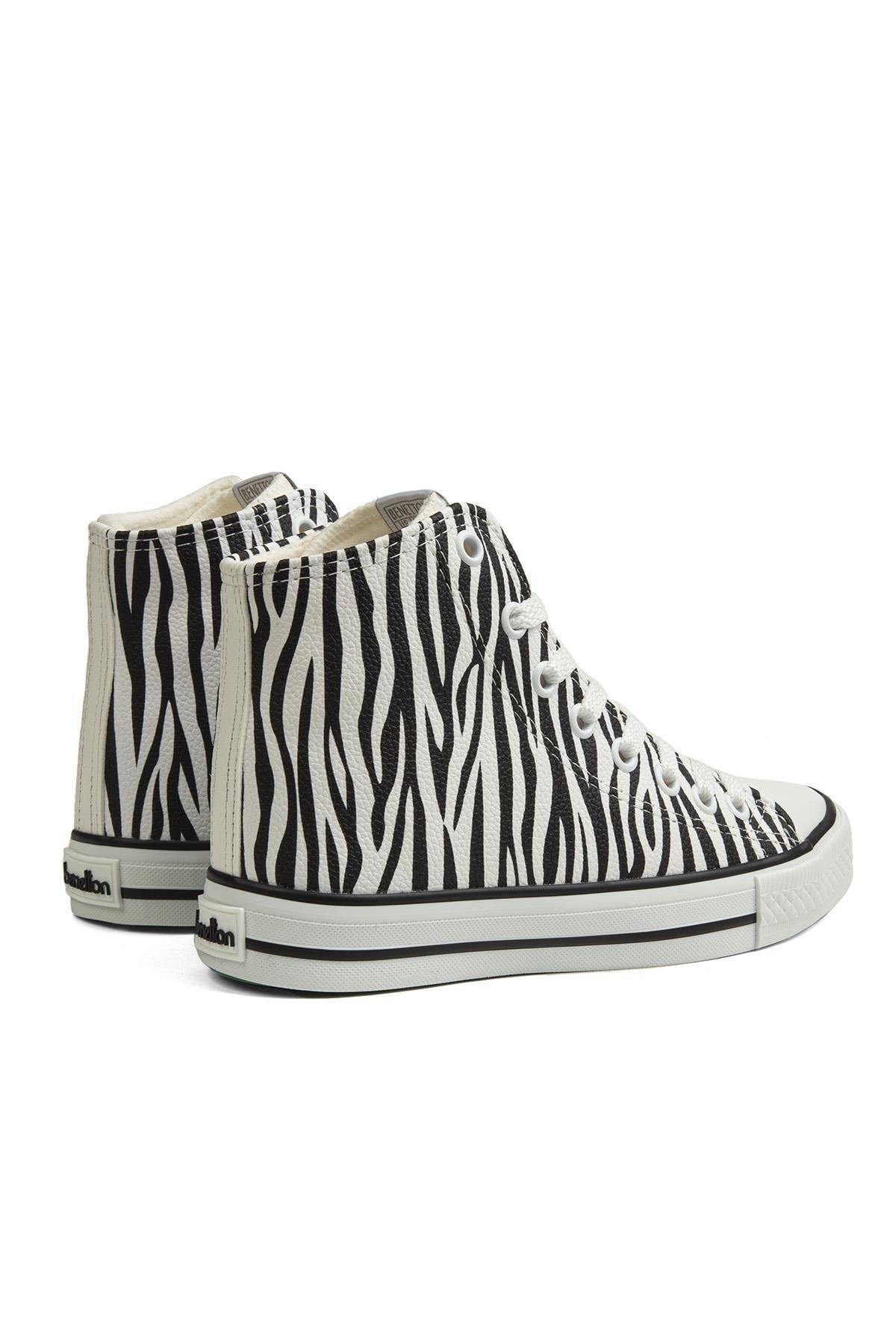 Benetton ® | Bn-30736 - 3374 Zebra - Kadın Spor Ayakkabı