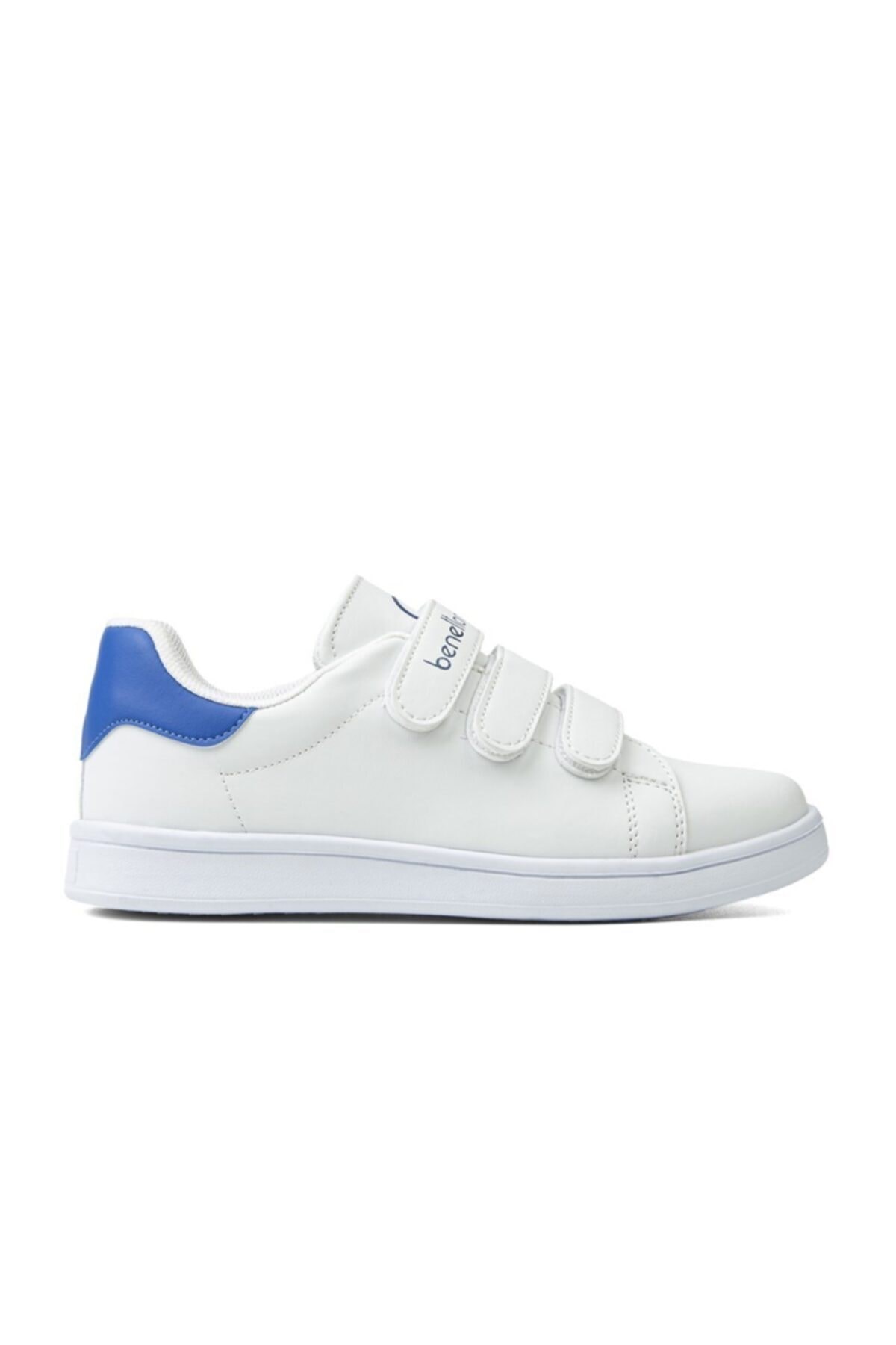 Benetton Bn-30447 Kadın Spor Ayakkabı Beyaz-Mavi