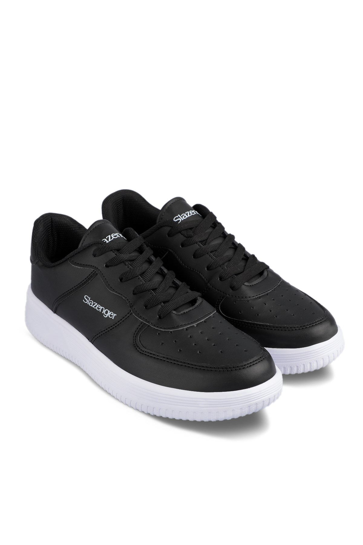 Slazenger EKUA Erkek Siyah / Beyaz Günlük Spor Ayakkabısı SA13LE017 Slazenger EKUA Erkek Siyah / Beyaz Günlük Spor Ayakkabısı SA13LE017