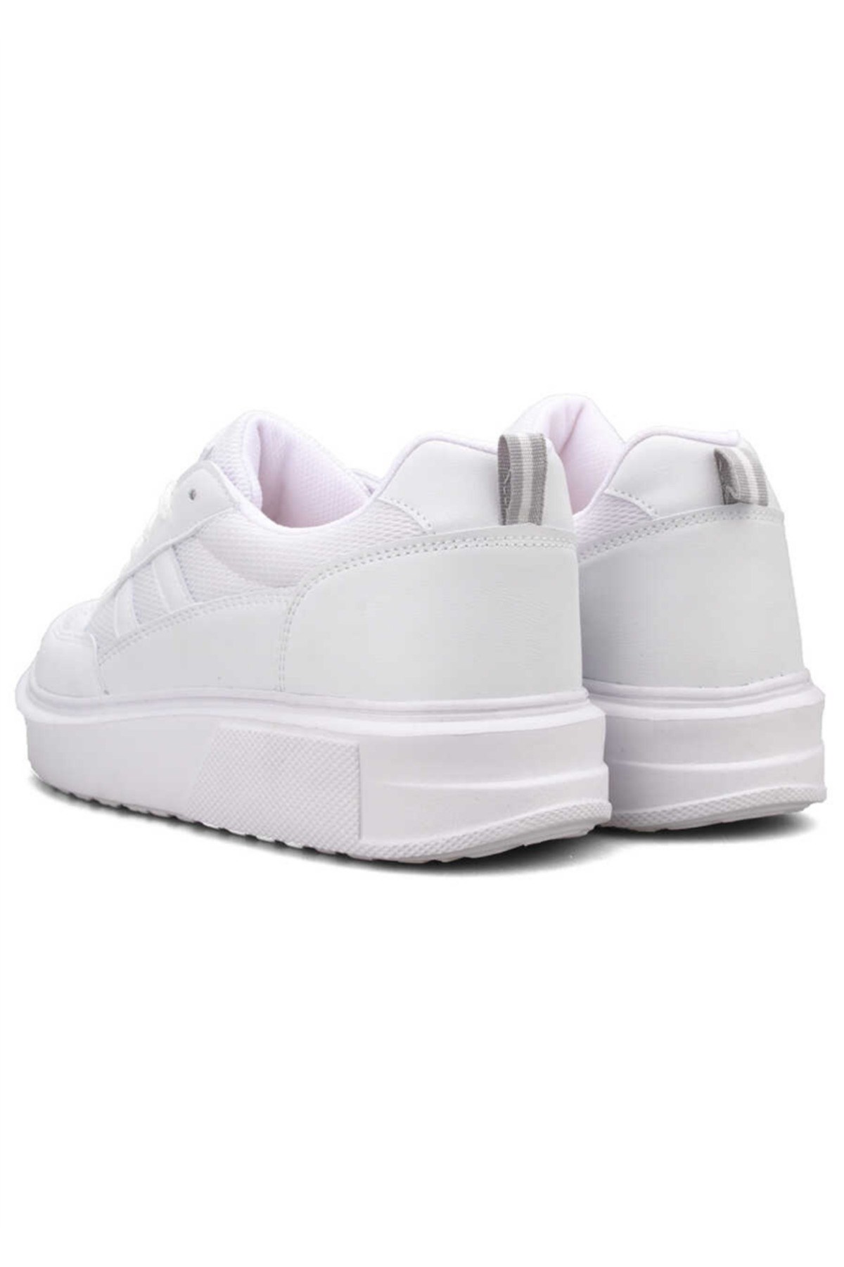DarkStep 151 Beyaz Anorak Kalın Taban Sneaker Ayakkabı AY1435