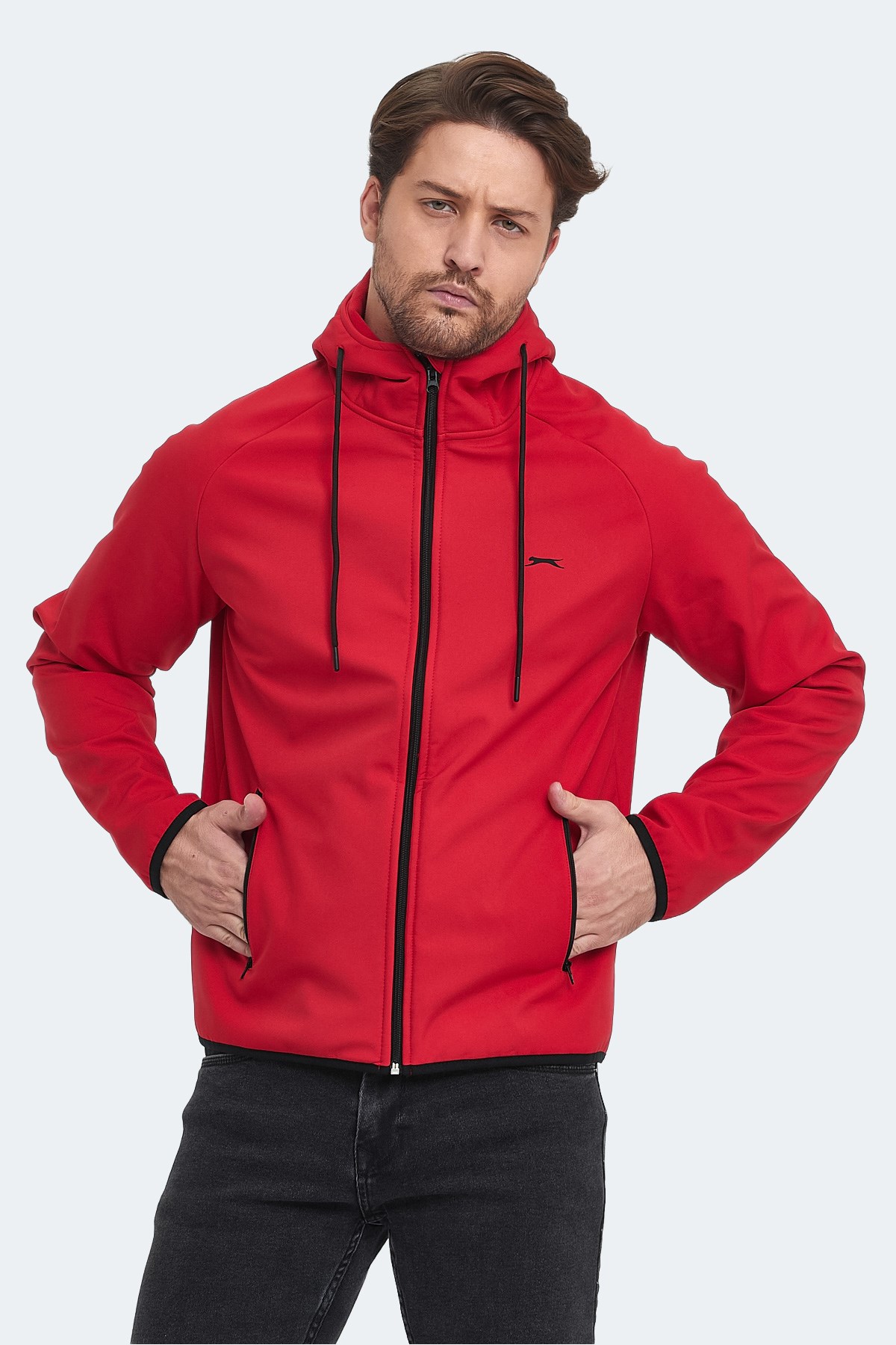 Slazenger Rangı Erkek Mont & Kaban Kırmızı ST23JE036 Slazenger Rangı Erkek Mont & Kaban Kırmızı ST23JE036