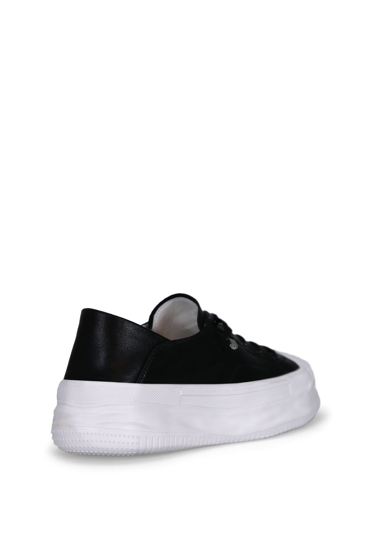Hakiki Deri Bağcıklı Siyah Beyaz Kadın Sneaker Lufian Annabel Siyah Beyaz Sneaker Hakiki Deri Bağcıklı Siyah Beyaz Kadın Sneaker Lufian Annabel Siyah Beyaz Sneaker