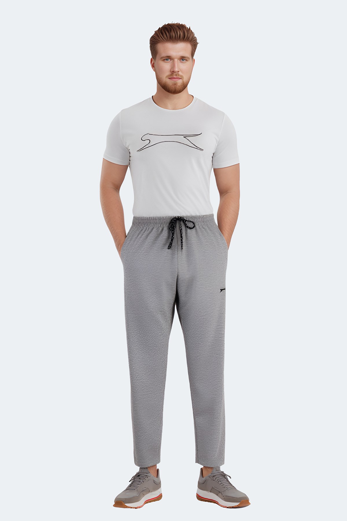 Slazenger JERRY Erkek Gri Eşofman Altı ST11PE130 Gri