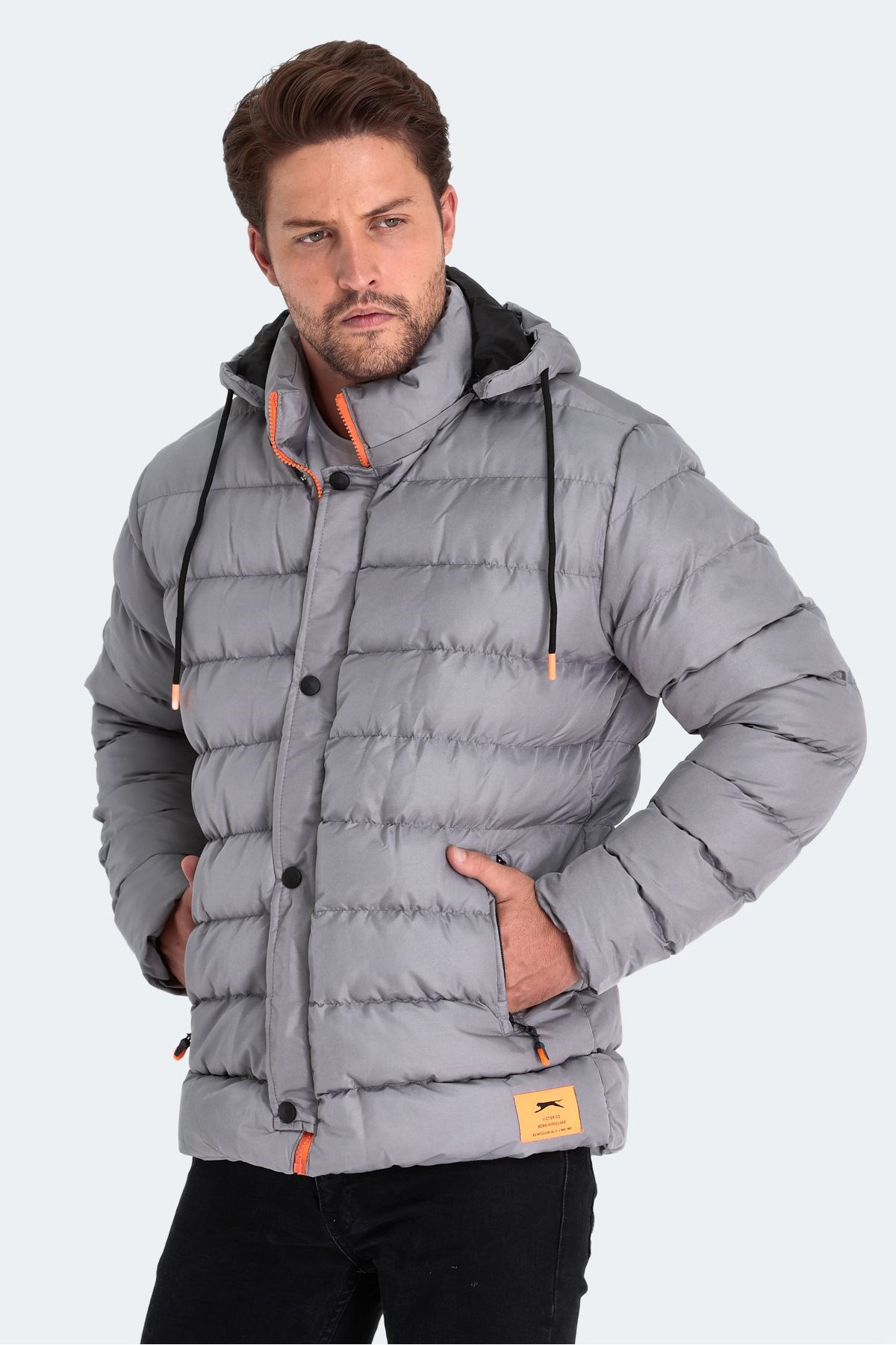 Slazenger SALINE Erkek Mont Gri ST23JE057 Slazenger SALINE Erkek Mont Gri ST23JE057