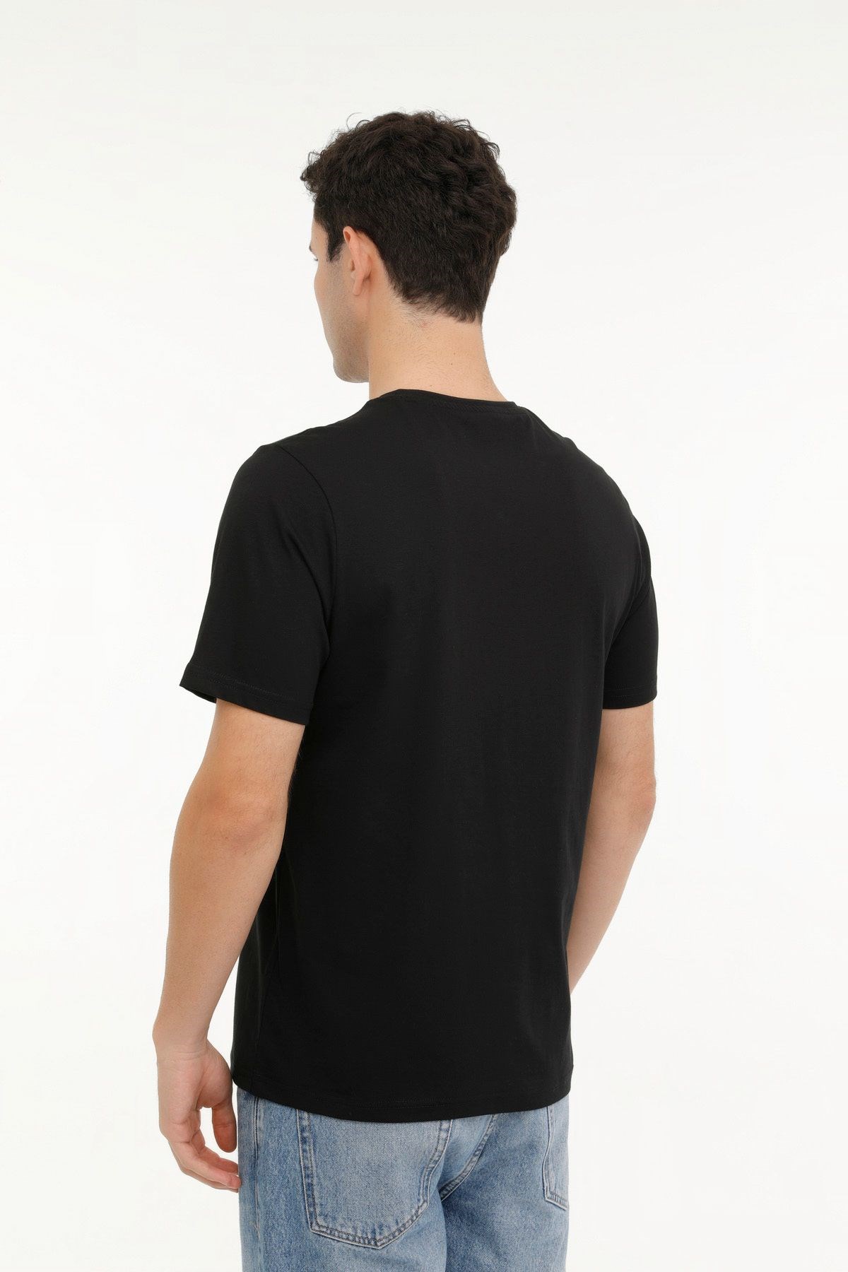 Kinetix M-SN221 BSC T-SHIRT 4FX Siyah Erkek Kısa Kol T-Shirt M-SN221 BSC T-SHIRT 4FX