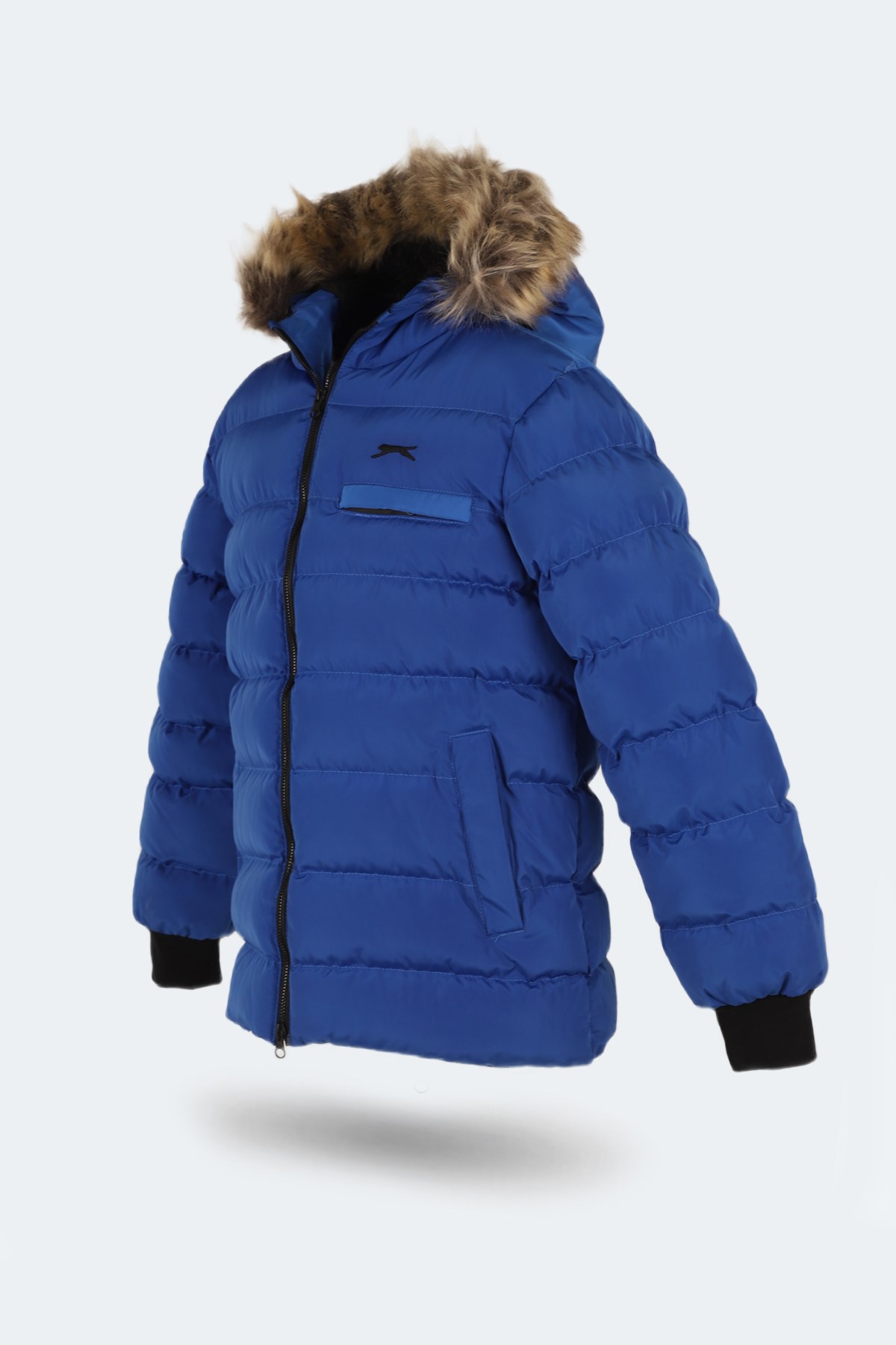 Slazenger CALISTO NEW Çocuk Kapüşonlu Şişme Saks Mavi Mont & Kaban ST23JC027 Slazenger CALISTO NEW Çocuk Kapüşonlu Şişme Saks Mavi Mont & Kaban ST23JC027