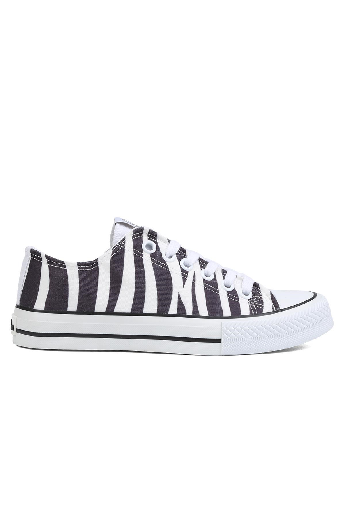 Benetton BN-30179  Zebra Kadın Spor Ayakkabı