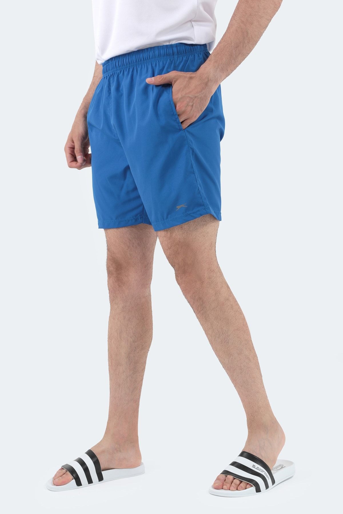 Slazenger St12se311-480 Rabi Saks Mavi Erkek Mayo Şort ST12SE311