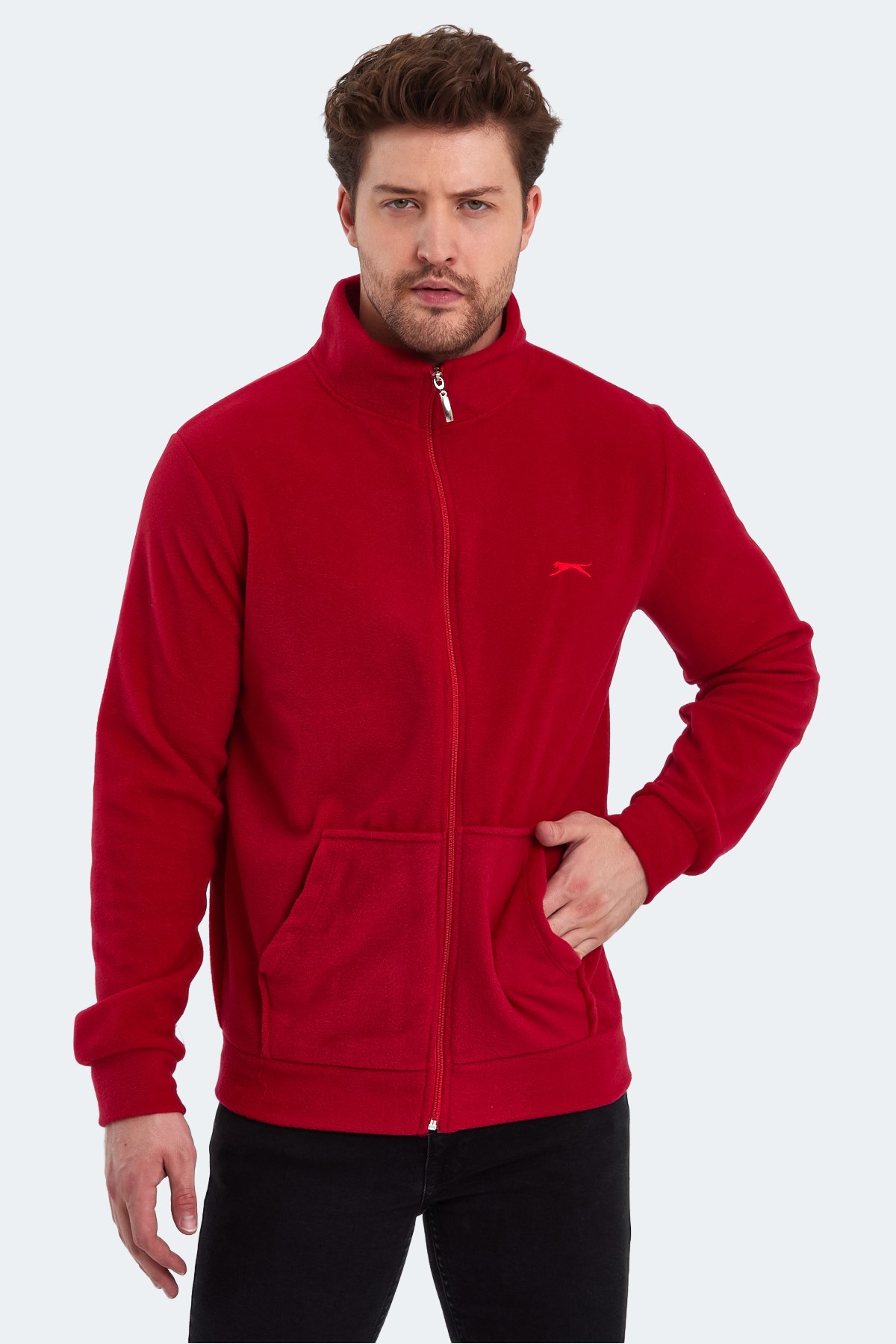 Slazenger SANSA Erkek  Kırmızı Polar st21we058deleted1740177763 Kırmızı