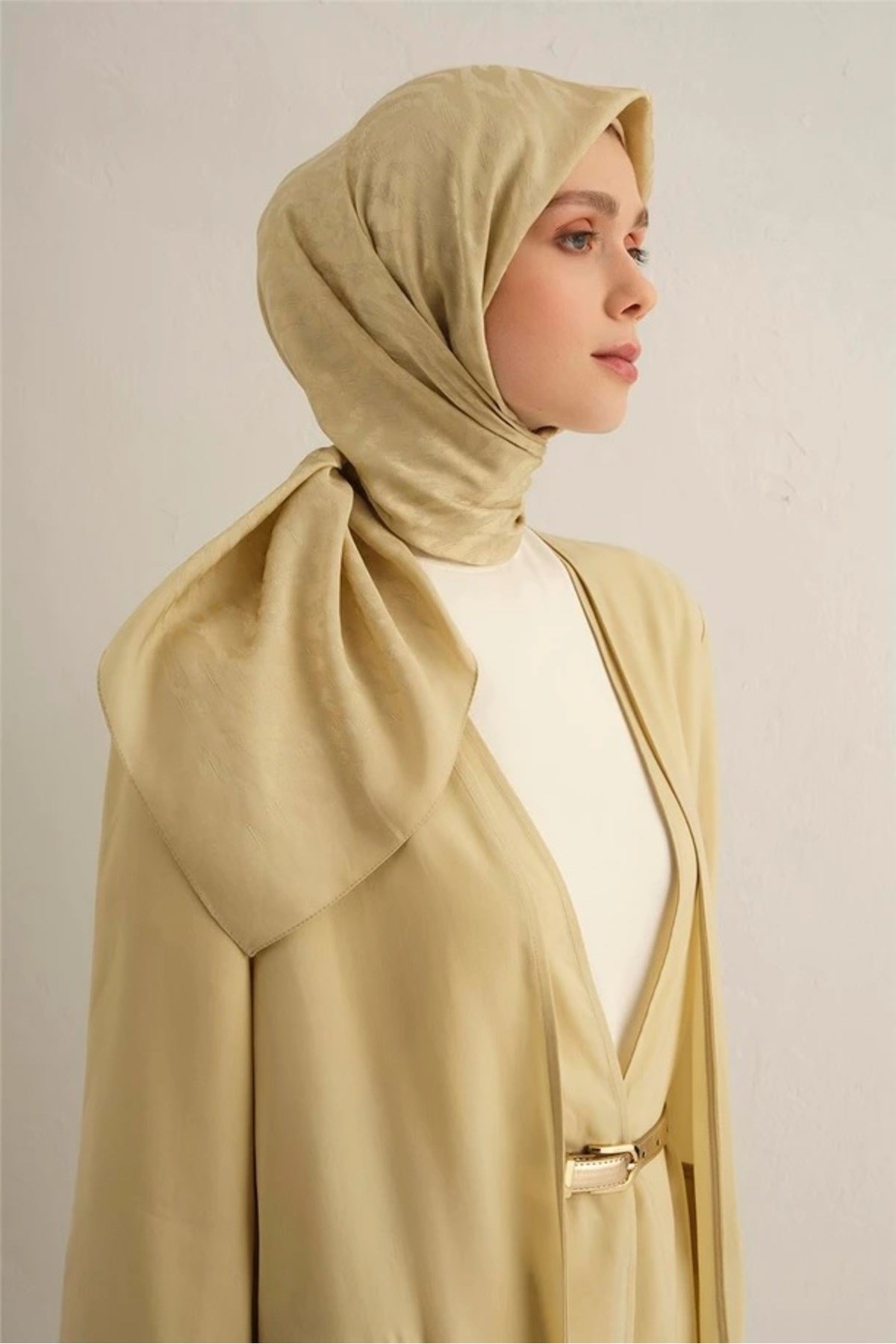 Armine 62 Pamora Eşarp 1 S00OA0444438 BEJ
