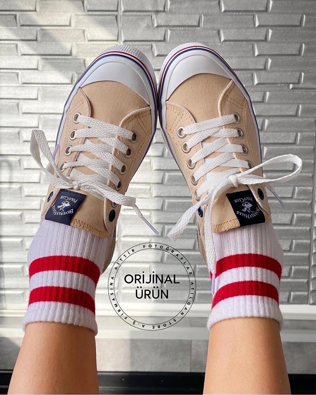 Beverly Hills Polo Club PO-10142 02-Bej Kadın Sneaker Beverly Hills Polo Club PO-10142 02-Bej Kadın Sneaker