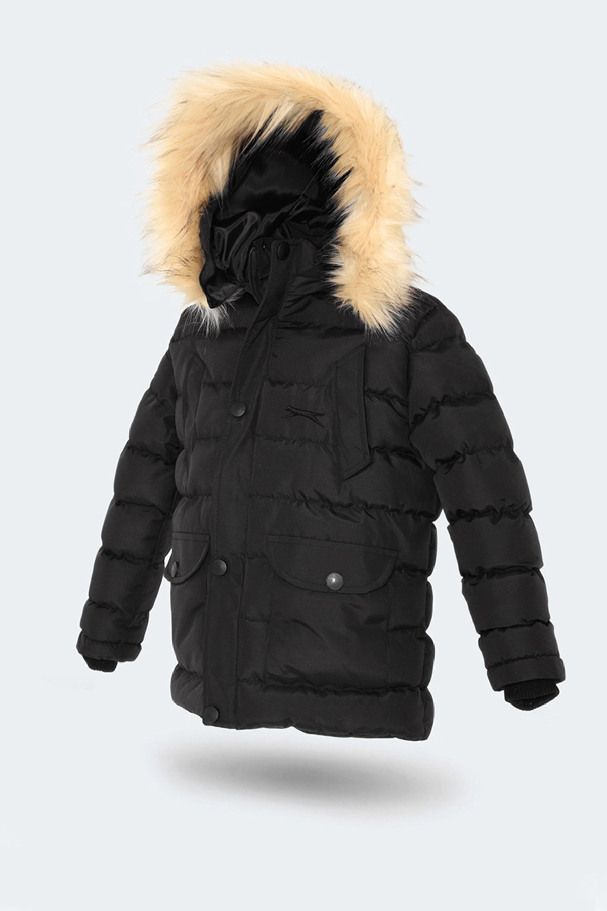 Slazenger NAPOLI Unisex Çocuk Mont & Kaban Siyah Slazenger NAPOLI Unisex Çocuk Mont & Kaban Siyah