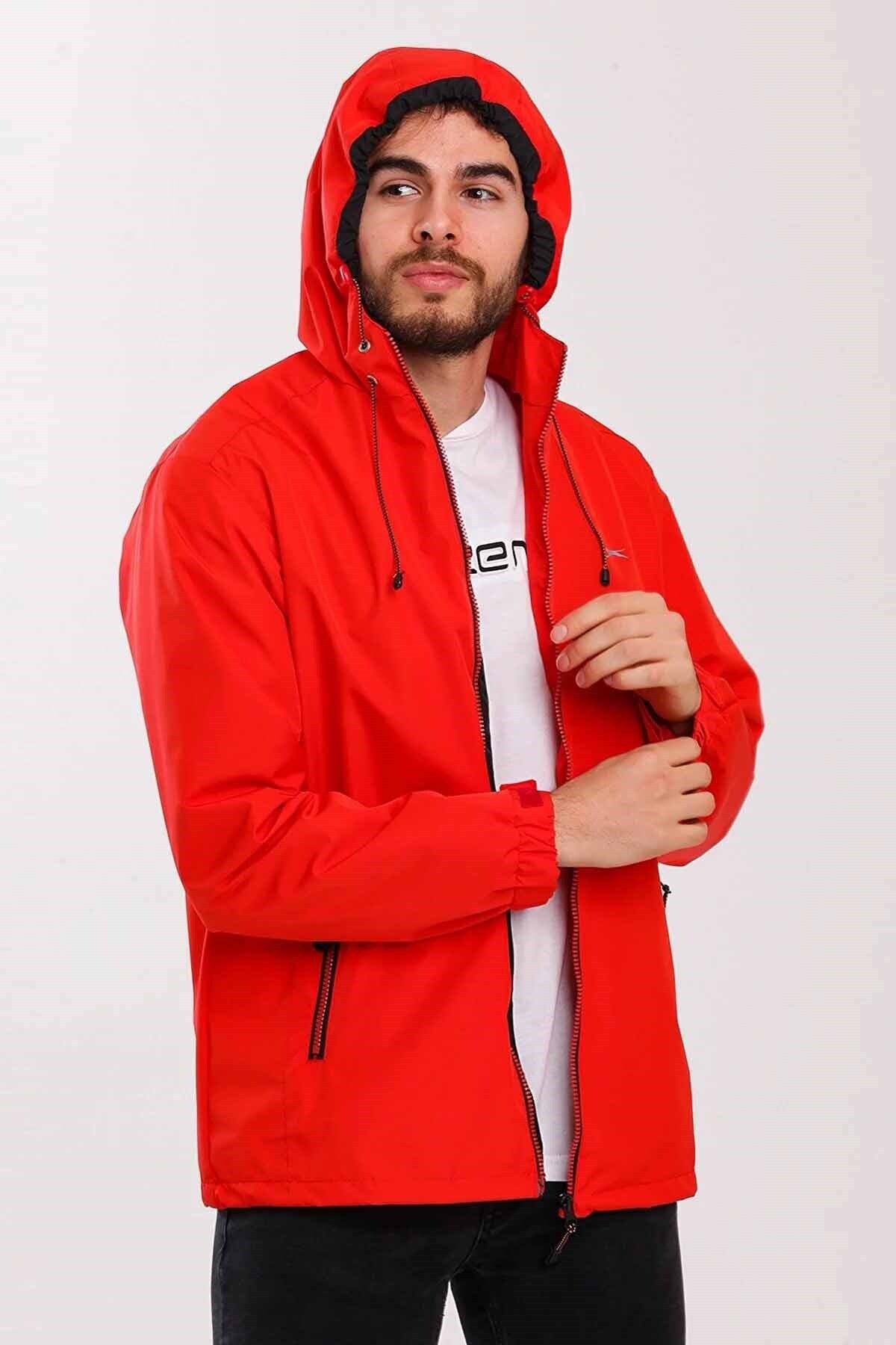 Slazenger Ofans Erkek Yağmurluk St21je060-600kırmızı ST21JE060 Slazenger Ofans Erkek Yağmurluk St21je060-600kırmızı ST21JE060