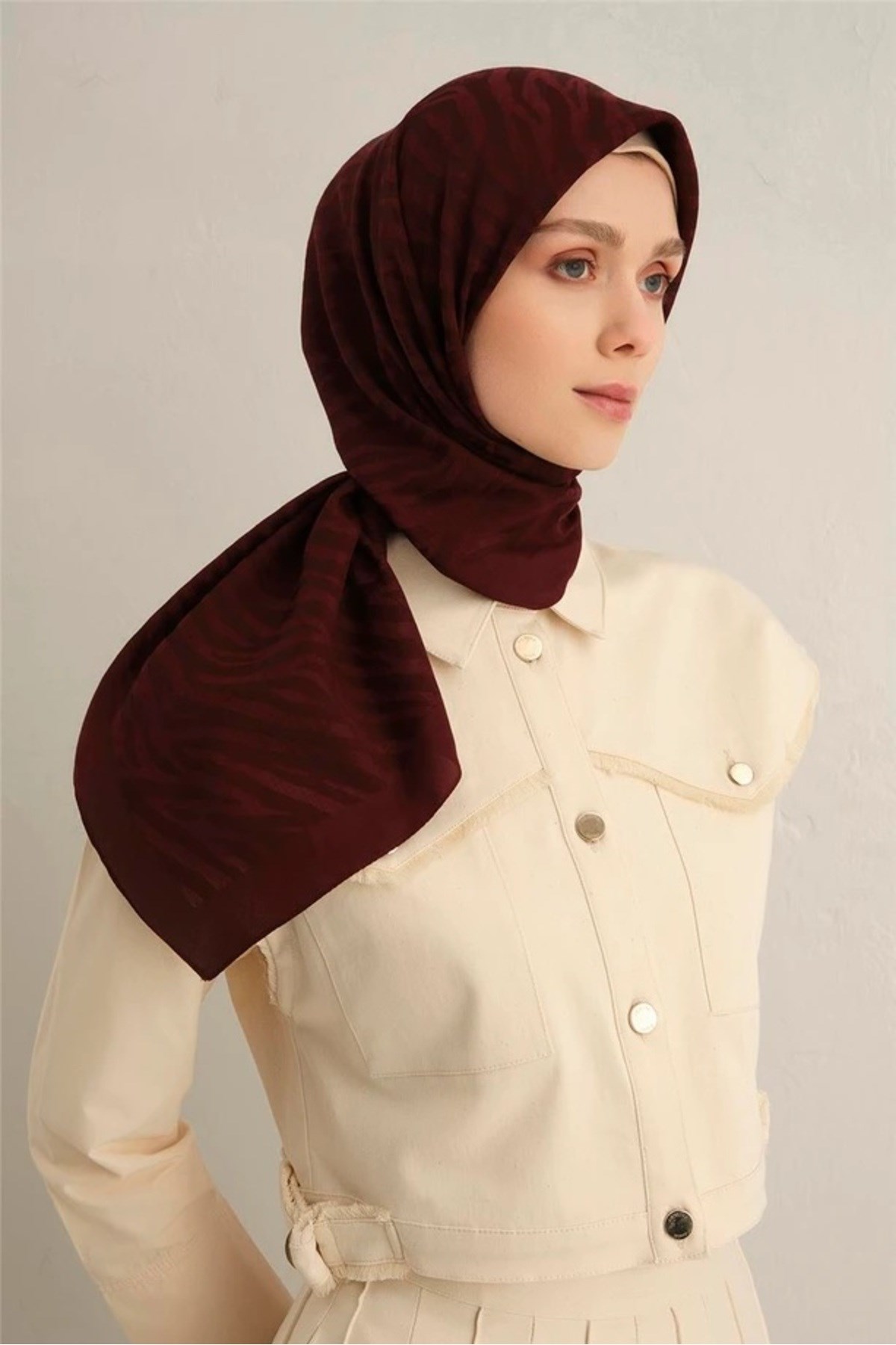 Armine 32 Pamora Eşarp 1 S00OA0444438 BORDO Armine 32 Pamora Eşarp 1 S00OA0444438 BORDO