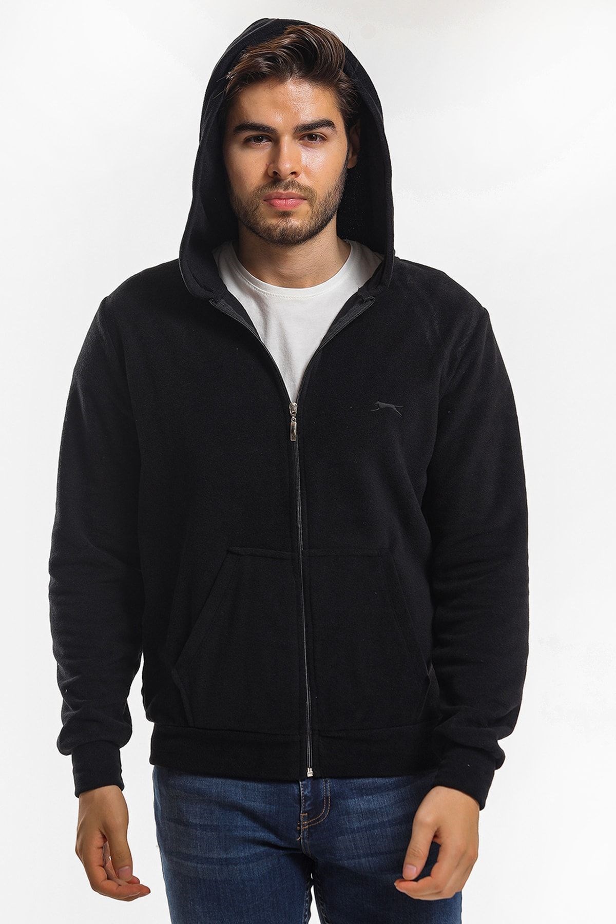 Slazenger SAMSON Erkek Sweatshirt Siyah ST21WE064