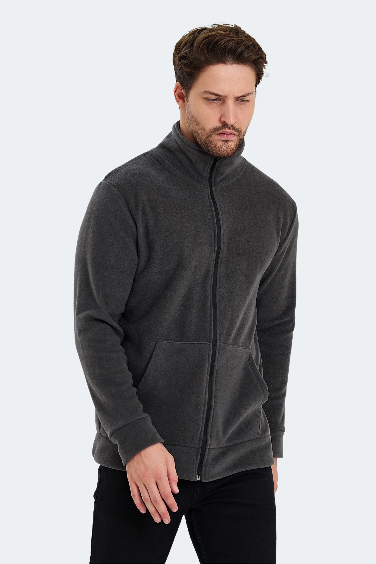 Slazenger SANSA Erkek  Koyu Gri Polar