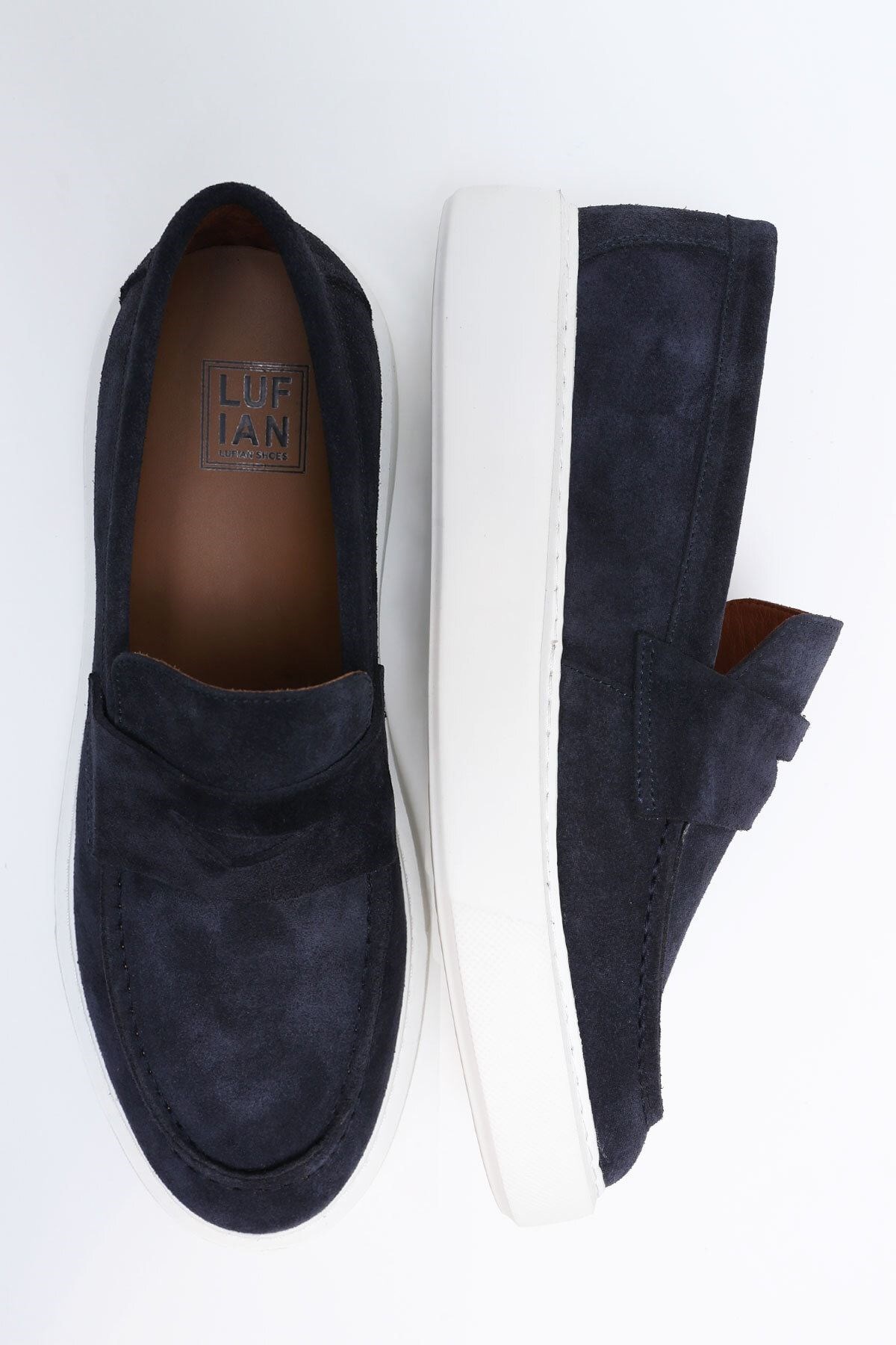 Hakiki Deri Bağcıklı Alex Model Günlük Sneaker Beyaz Ayakkabı
