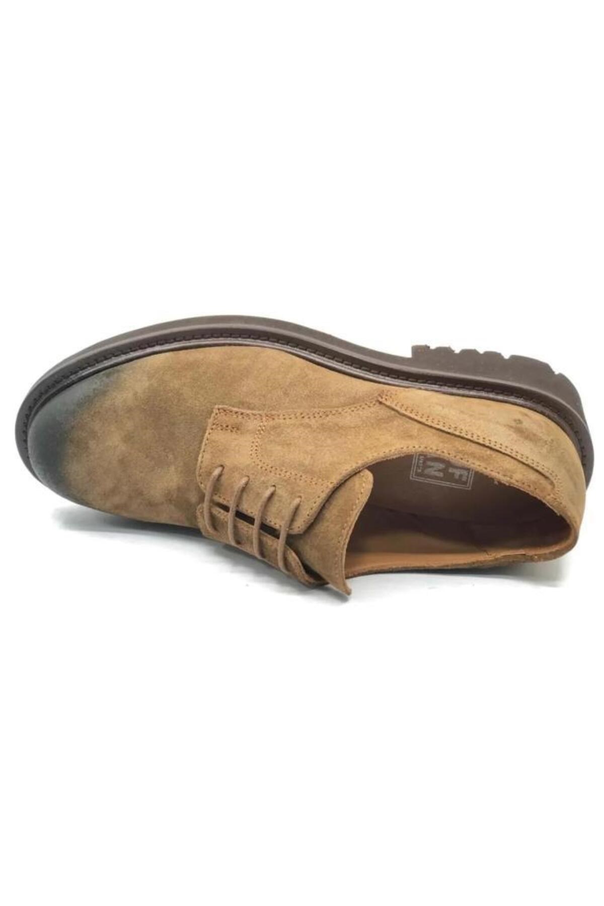 Lufian 112230217 Scott Erkek Deri Casual Klasik Ayakkabı 112230217 CAMEL