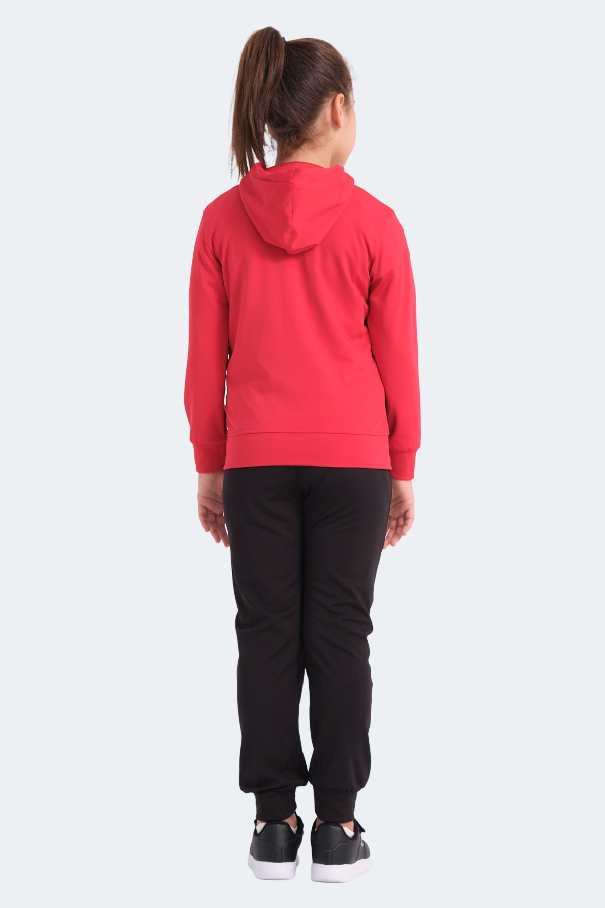 Slazenger NOON Kız Çocuk Eşofman Takımı Siyah / Kırmızı ST24EC015