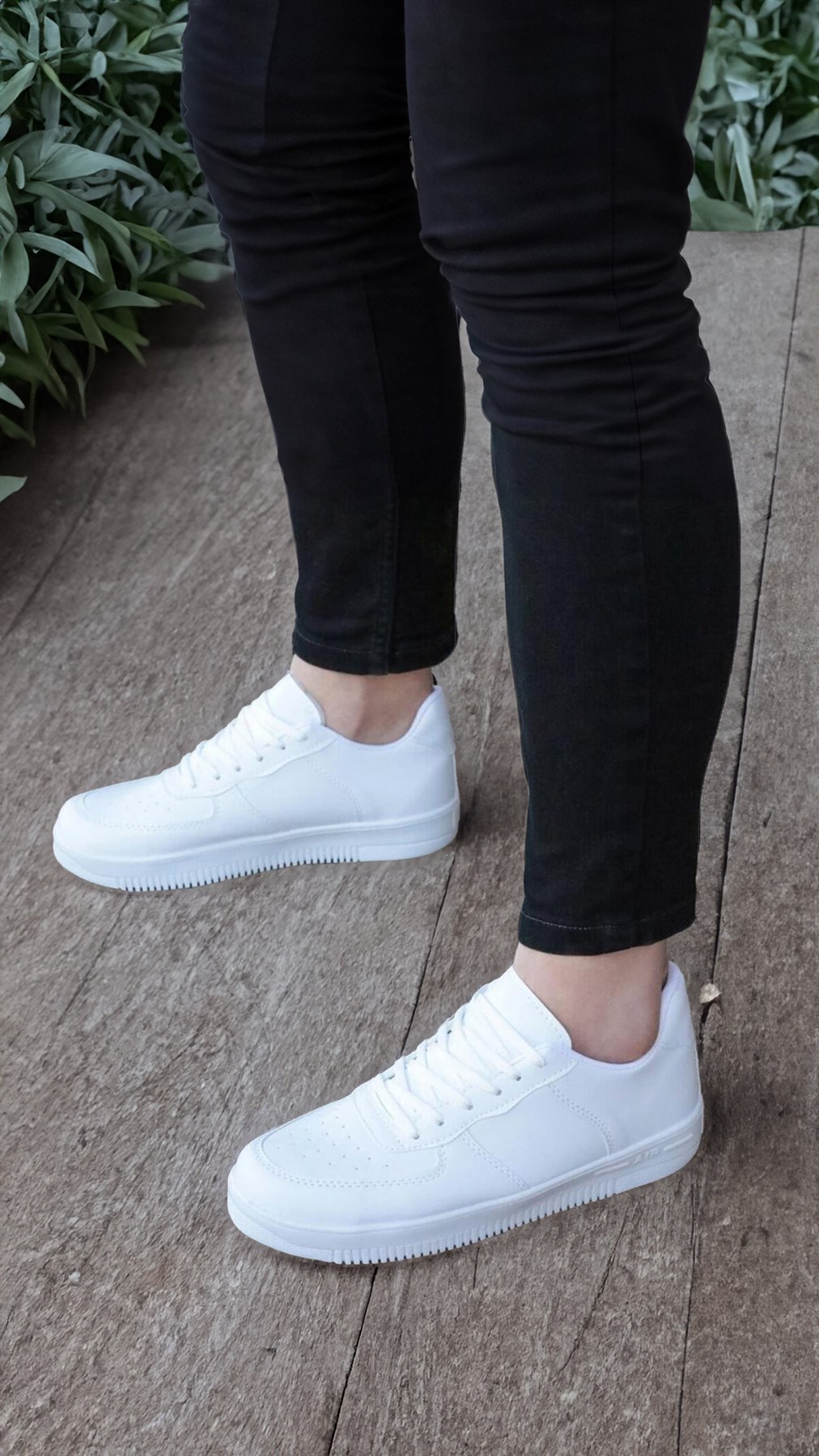 İncim Beyaz Lifestyle Unisex Spor Ayakkabı Günlük Sneaker  AİRFORCE