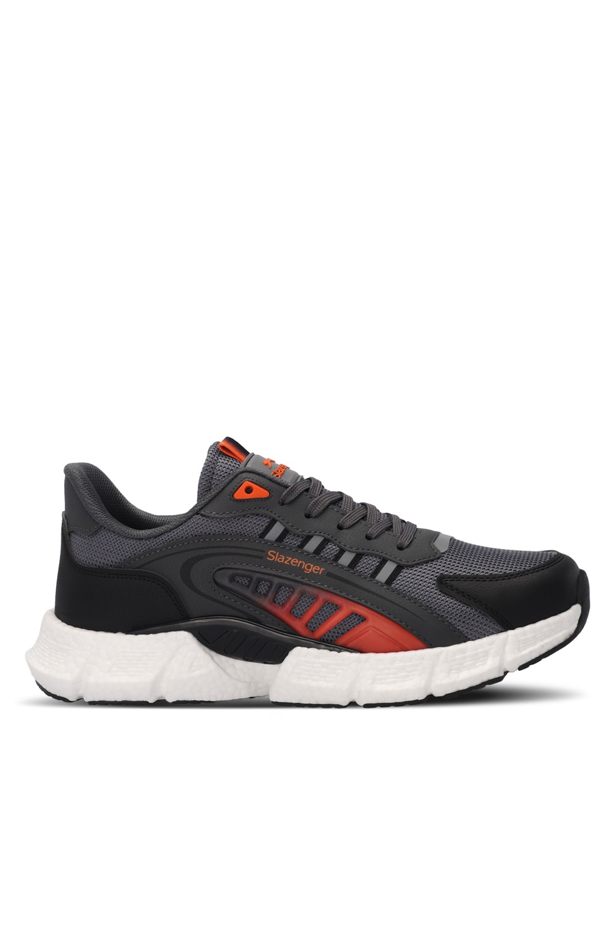 Slazenger ZIPLINE Erkek Koyu Gri / Turuncu Koşu & Yürüyüş Spor Ayakkabısı SA24RE088 Slazenger ZIPLINE Erkek Koyu Gri / Turuncu Koşu & Yürüyüş Spor Ayakkabısı SA24RE088