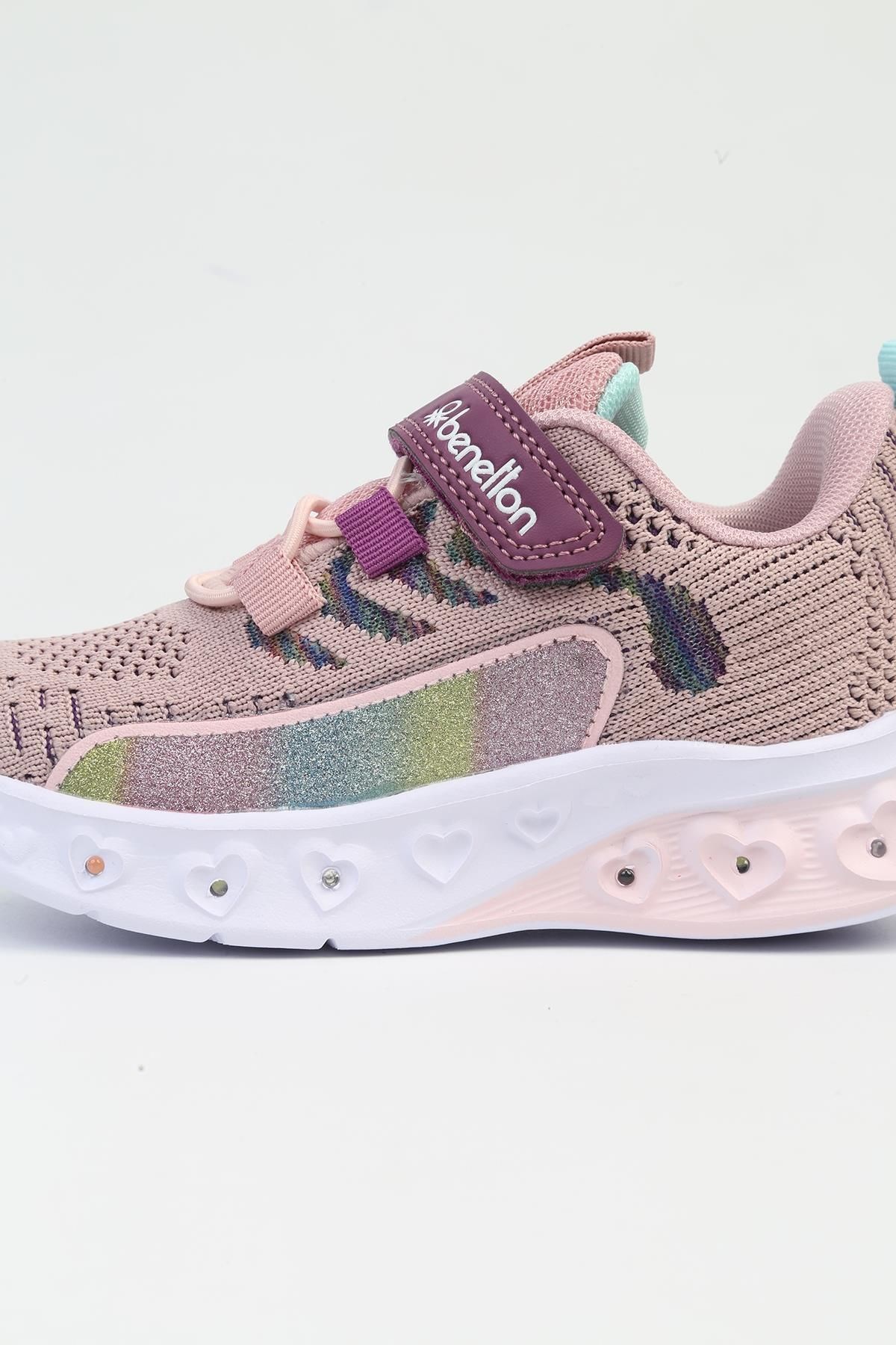 Benetton Pudra Işıklı Çocuk Spor Ayakkabı BNI-10124 BNI-10124 Benetton Pudra Işıklı Çocuk Spor Ayakkabı BNI-10124 BNI-10124