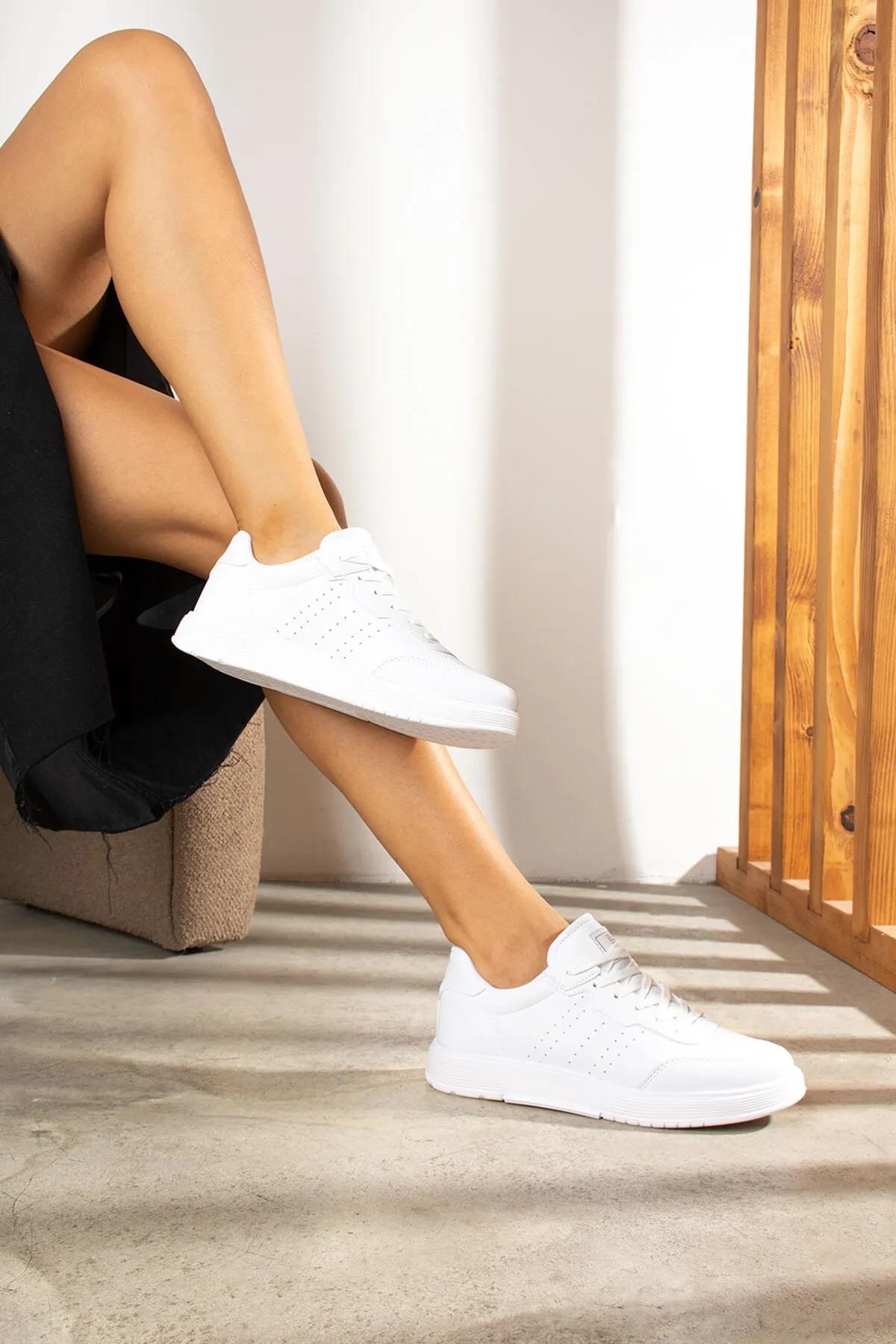 DarkStep 158 Beyaz Unisex Sneaker Spor Ayakkabı DarkStep 158 Beyaz Unisex Sneaker Spor Ayakkabı