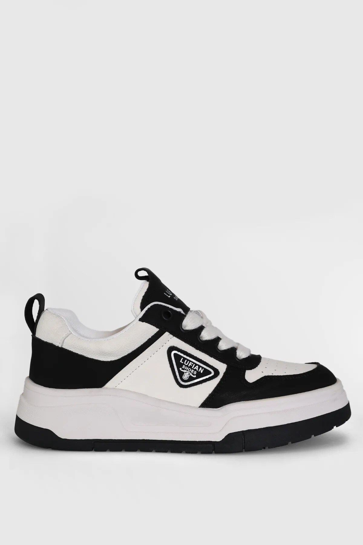 Lufian Jennıfer Sneaker Unisex Deri Spor Ayakkabı Siyah