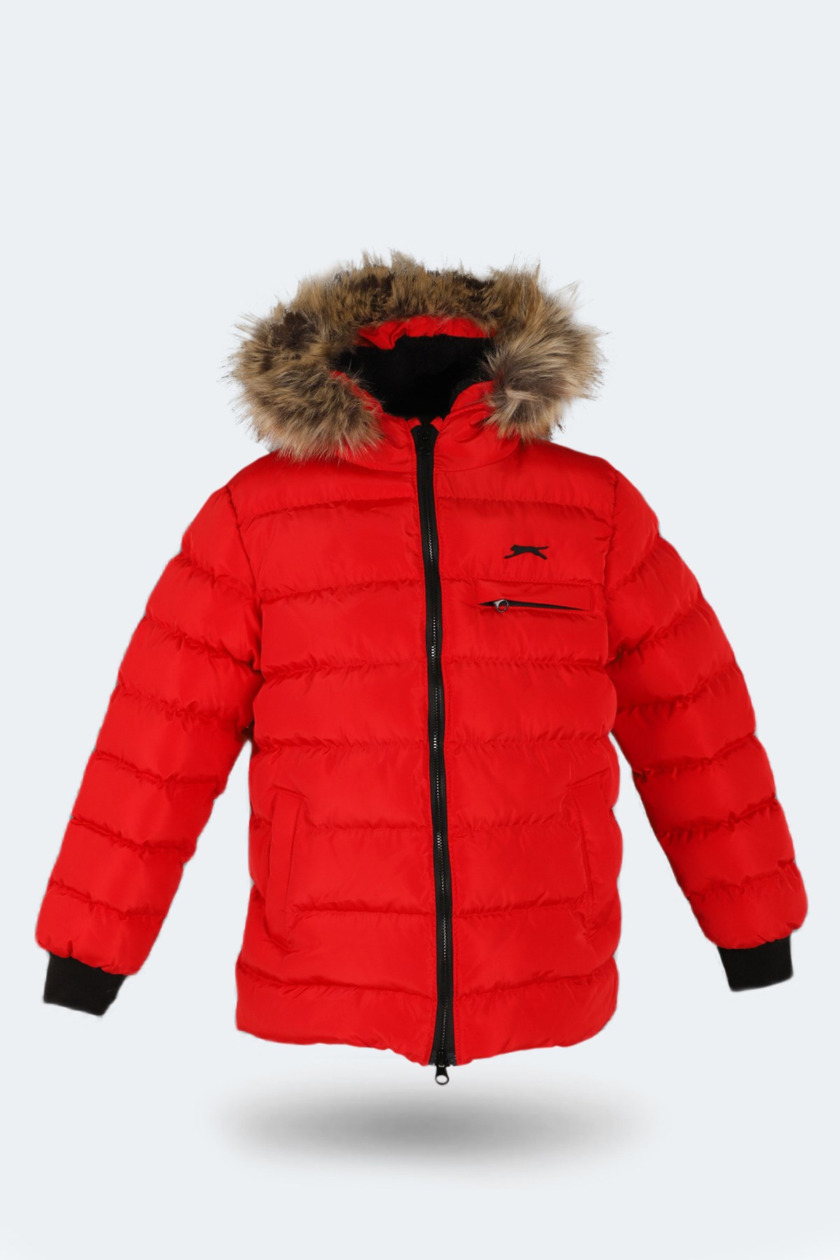 Slazenger CALISTO NEW Çocuk Kapüşonlu Şişme Kırmızı Mont & Kaban ST23JC027 Slazenger CALISTO NEW Çocuk Kapüşonlu Şişme Kırmızı Mont & Kaban ST23JC027