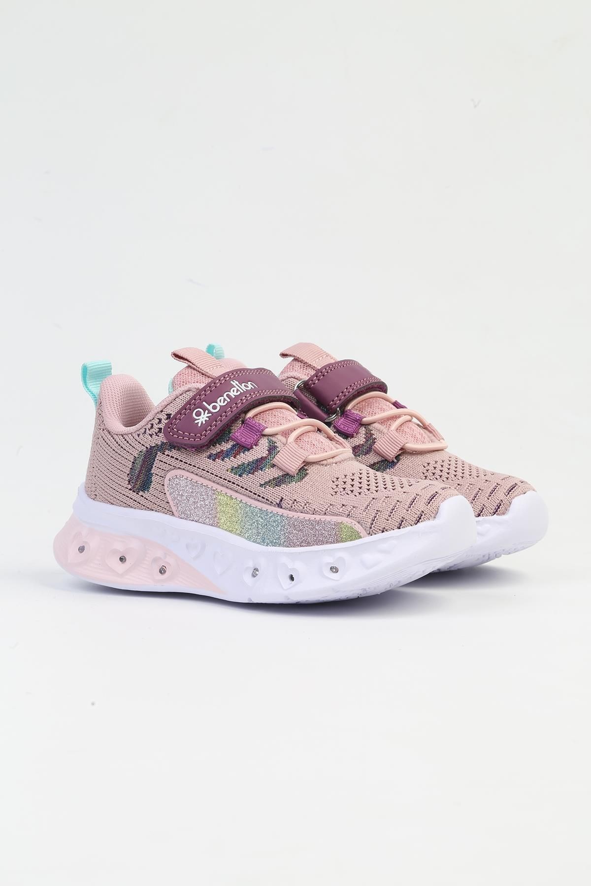 Benetton Pudra Işıklı Çocuk Spor Ayakkabı BNI-10124 BNI-10124 Benetton Pudra Işıklı Çocuk Spor Ayakkabı BNI-10124 BNI-10124