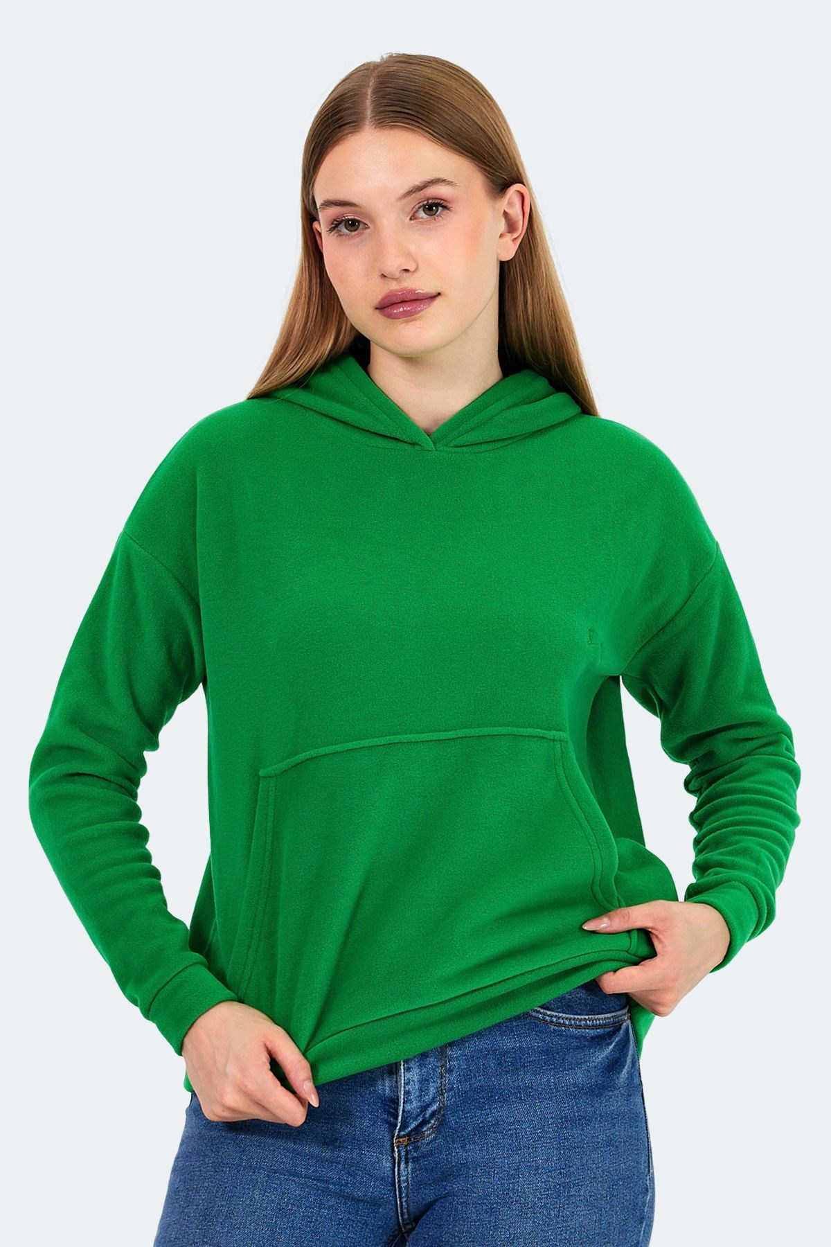 Slazenger Sassa In Kadın Polar Yeşil ST21WK040 Slazenger Sassa In Kadın Polar Yeşil ST21WK040