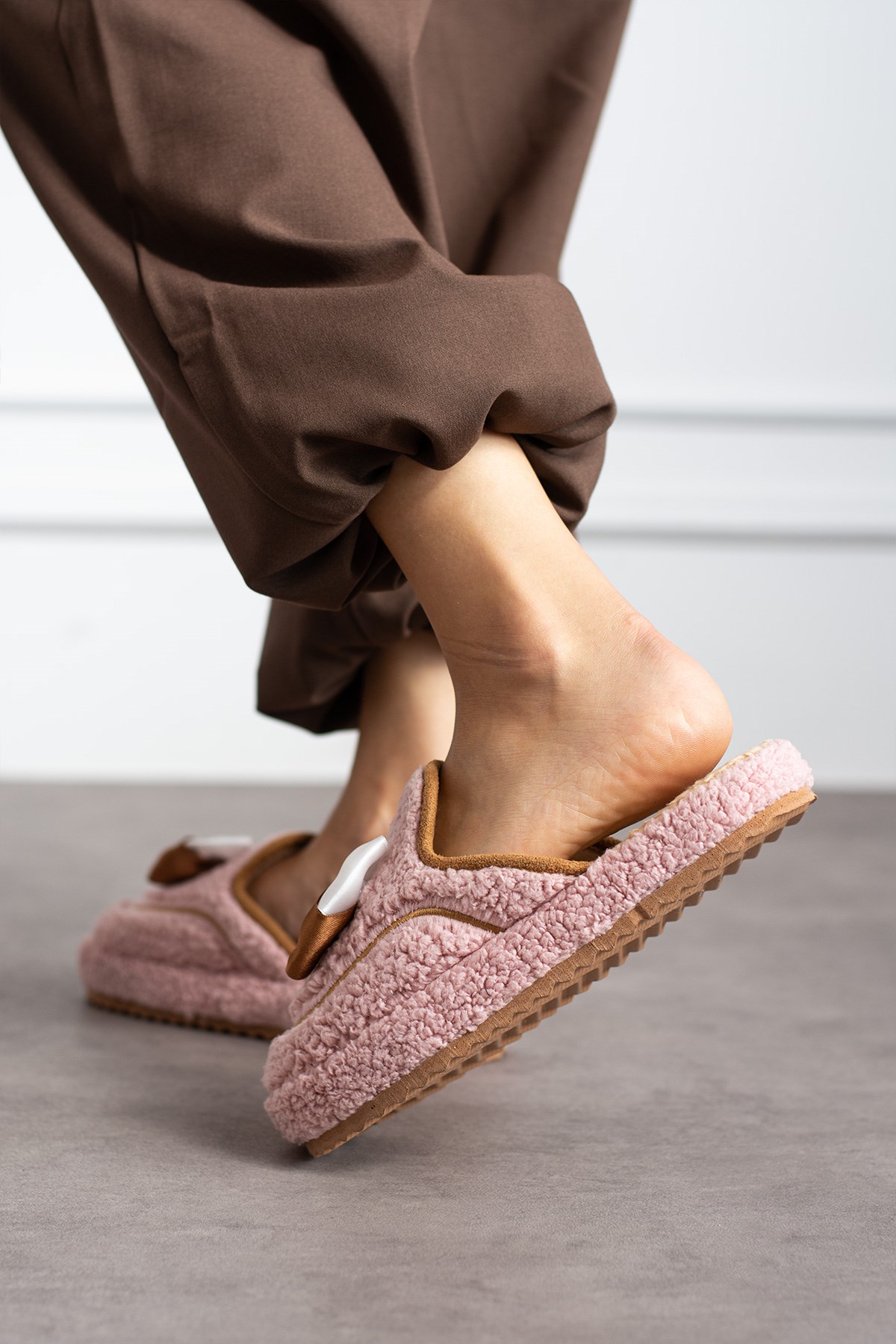 İncim Comfy Pembe Kadın Panduf Ev Terliği Rahat Kışlık Hediyelik Çeyizlik Misafir Terliği İncim Comfy Pembe Kadın Panduf Ev Terliği Rahat Kışlık Hediyelik Çeyizlik Misafir Terliği