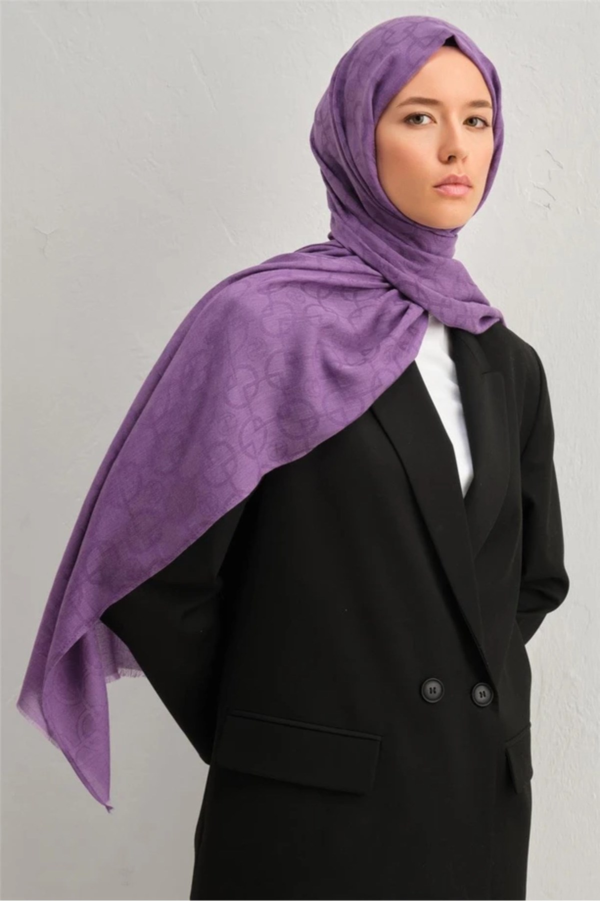 Armine 28 Yün-Pamuk Şal 1001 S00OA0444347 28-MOR