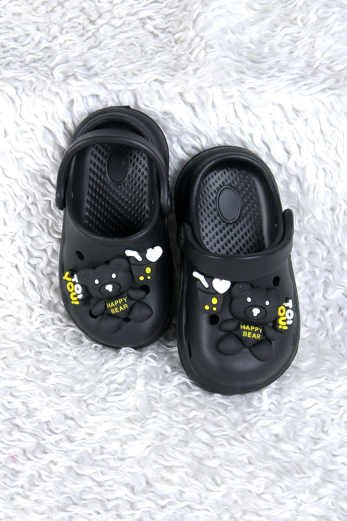 Twingo 303 Siyah Ayıcıklı Unisex Çocuk Terlik&Sandalet Twingo 303 Siyah Ayıcıklı Unisex Çocuk Terlik&Sandalet