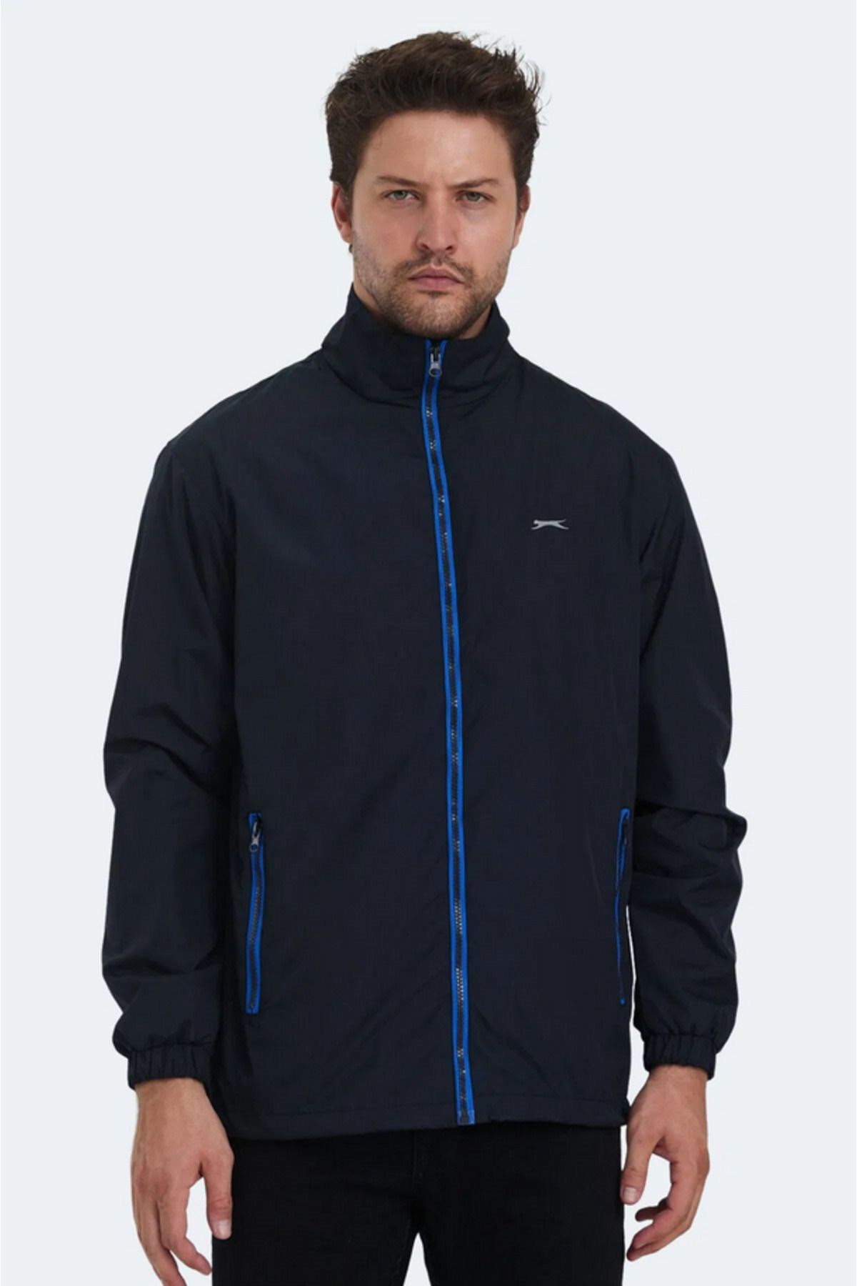 Slazenger RAREN Erkek Yağmurluk Lacivert ST23JE038 Slazenger RAREN Erkek Yağmurluk Lacivert ST23JE038