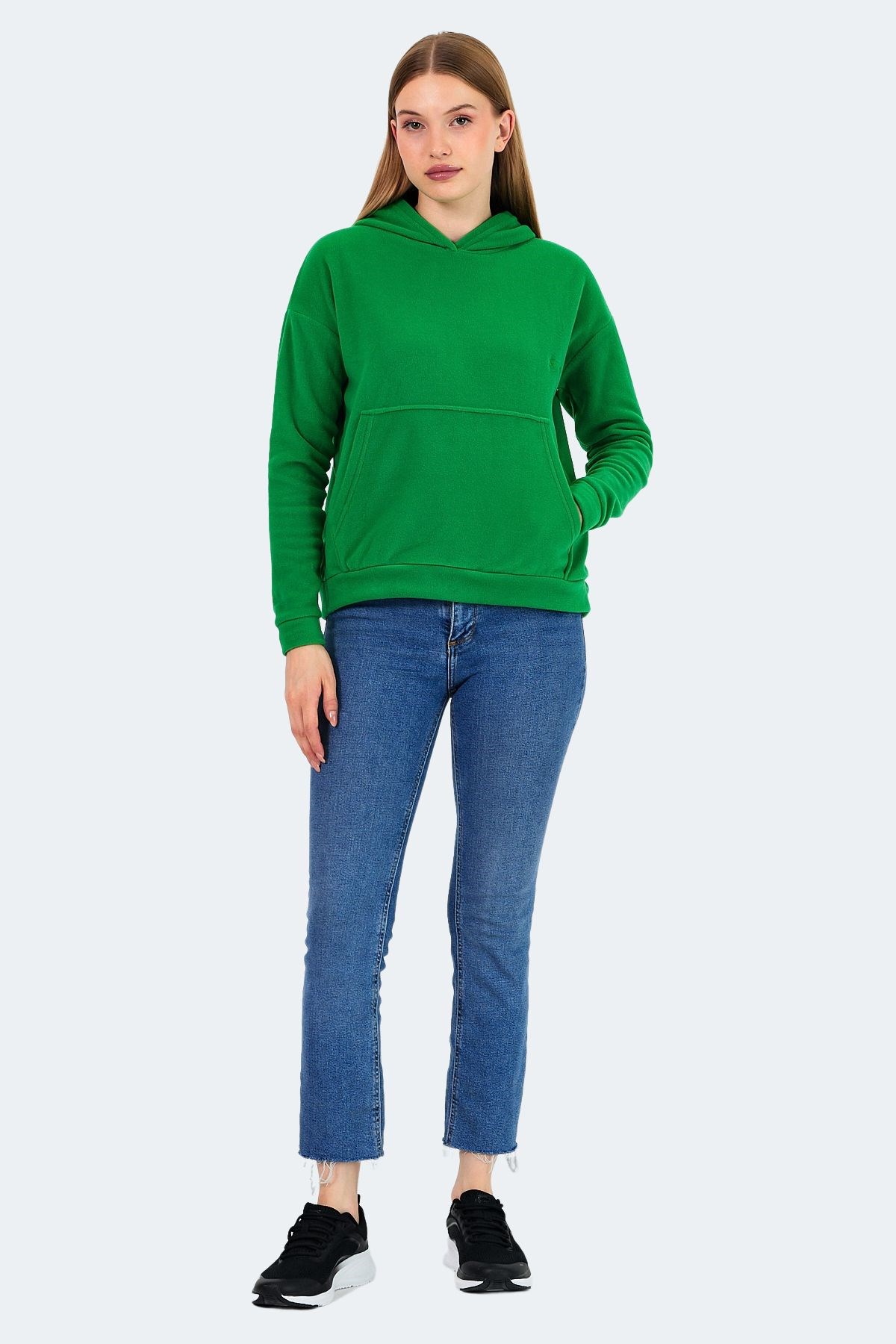 Slazenger Sassa In Kadın Polar Yeşil ST21WK040 Slazenger Sassa In Kadın Polar Yeşil ST21WK040