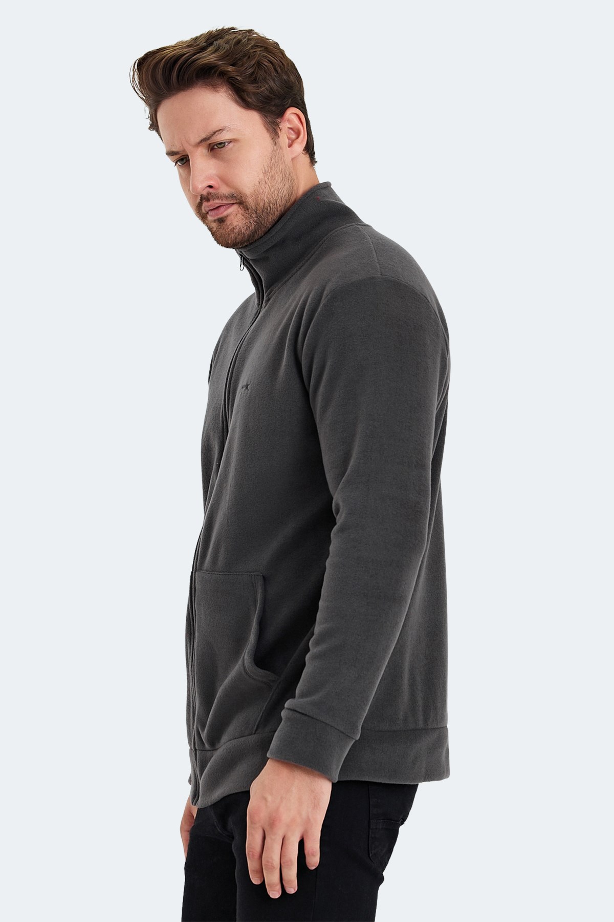 Slazenger SANSA Erkek  Koyu Gri Polar