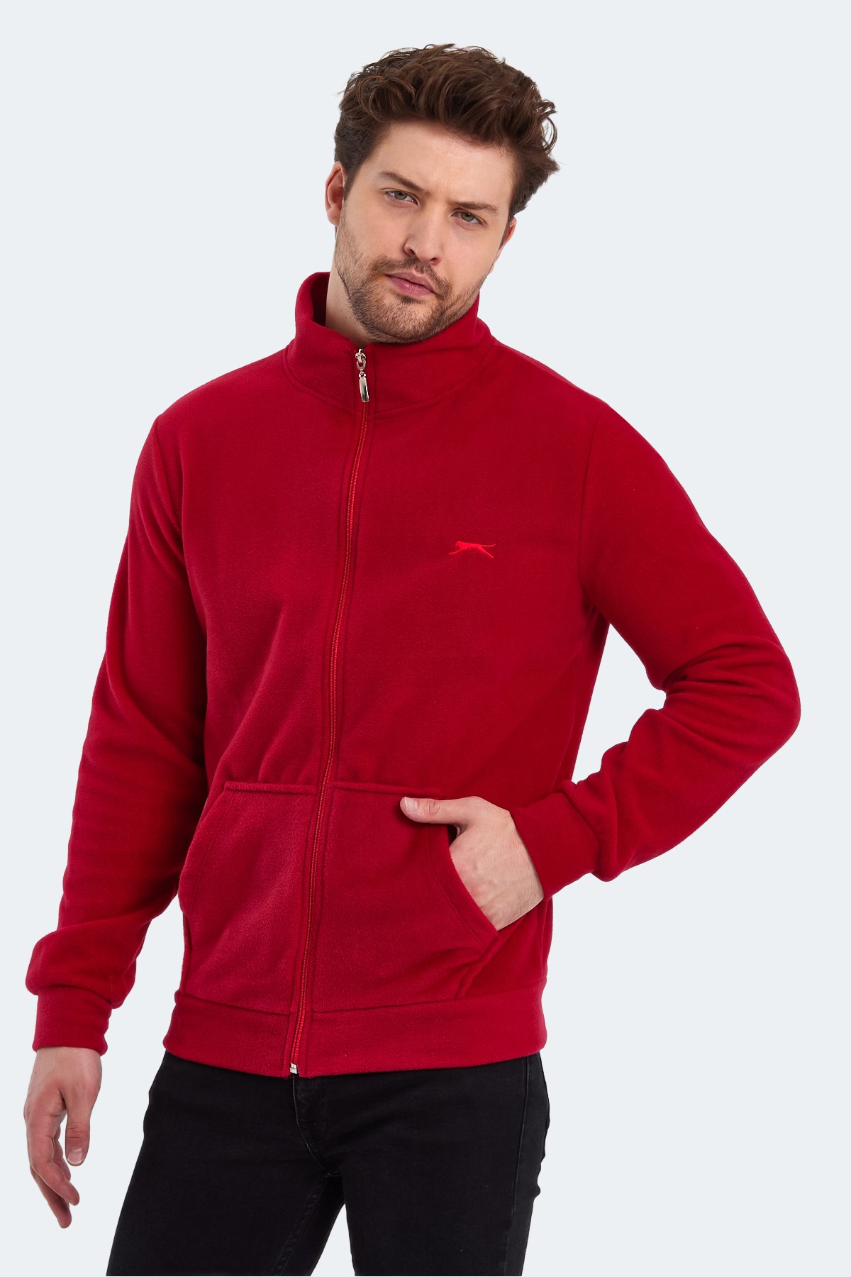 Slazenger SANSA Erkek  Kırmızı Polar st21we058deleted1740177763 Kırmızı