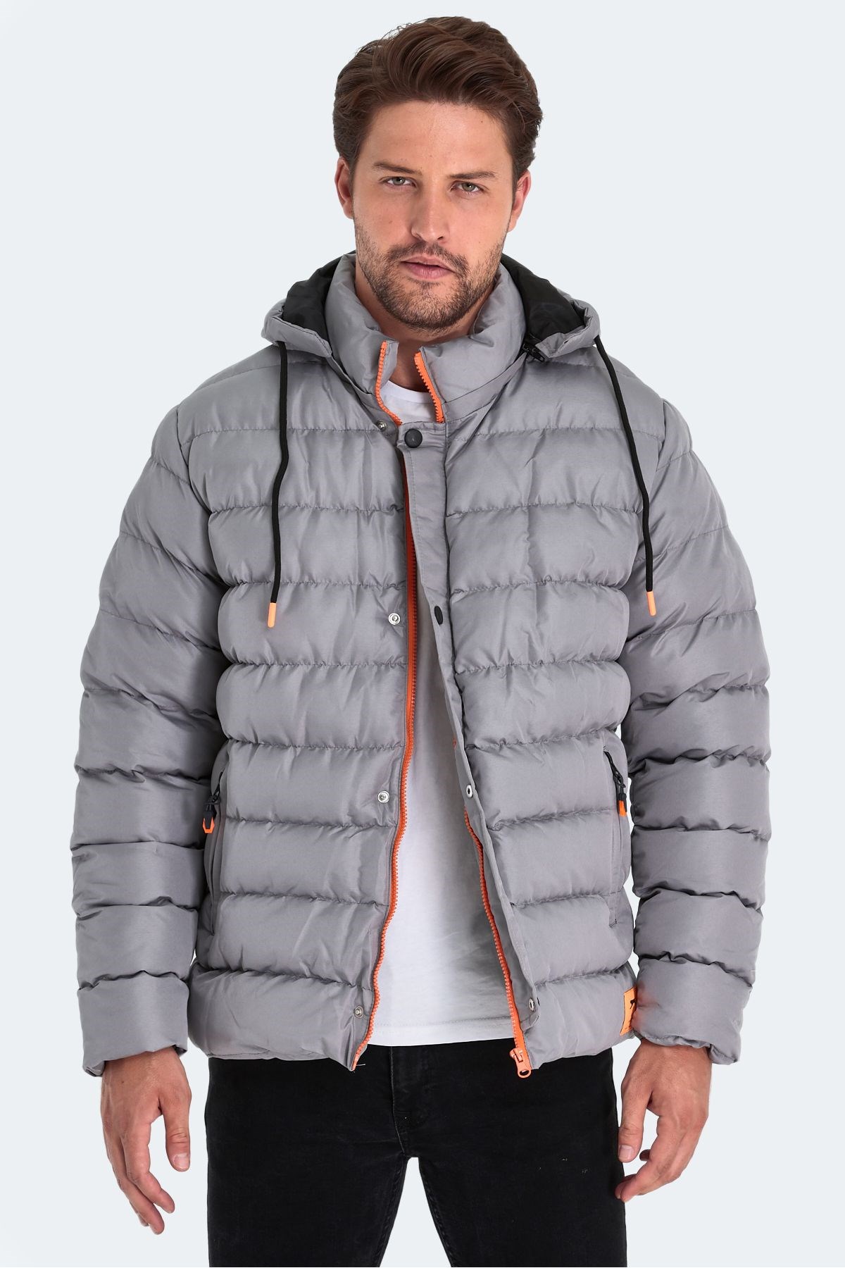 Slazenger SALINE Erkek Mont Gri ST23JE057 Slazenger SALINE Erkek Mont Gri ST23JE057