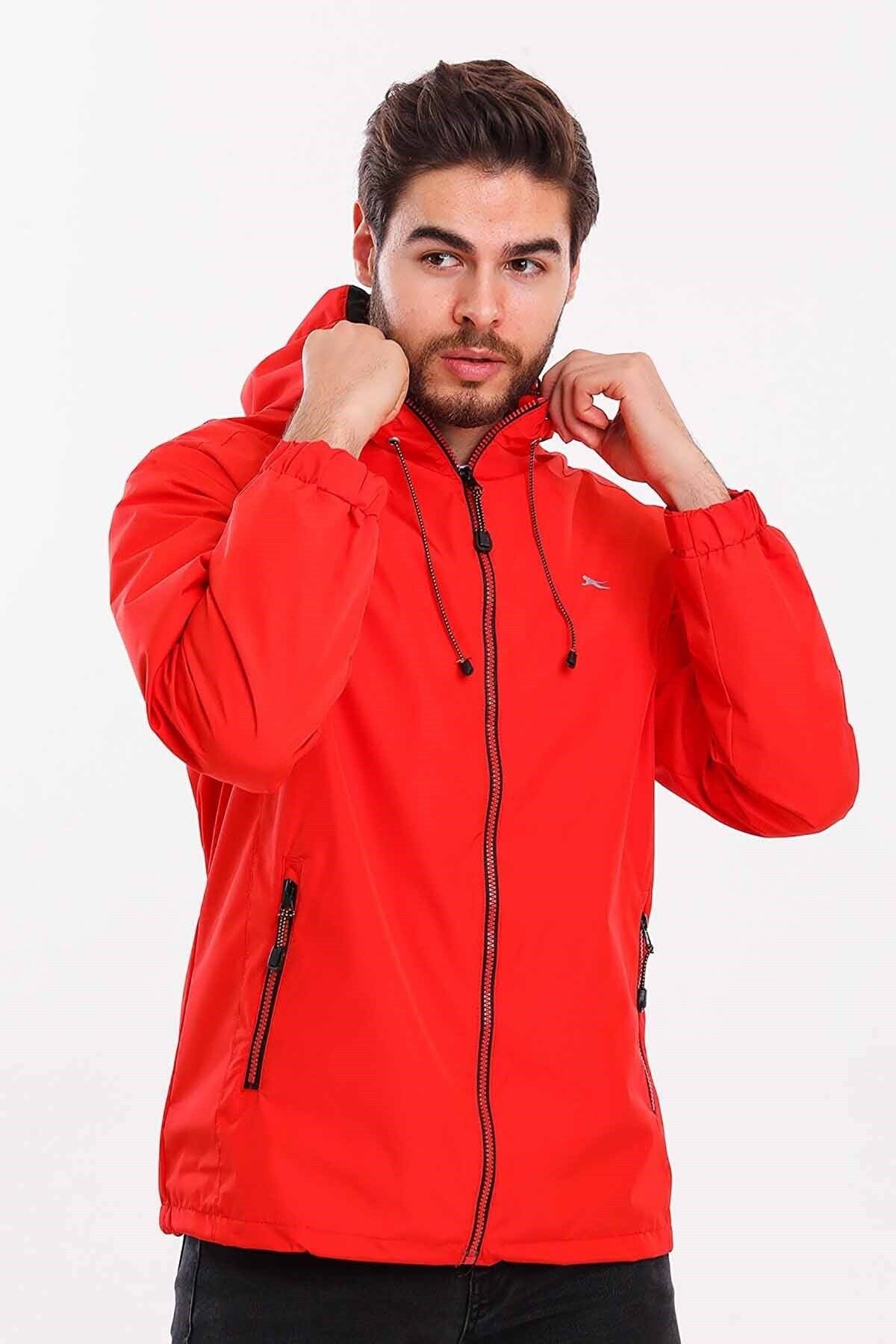 Slazenger Ofans Erkek Yağmurluk St21je060-600kırmızı ST21JE060 Slazenger Ofans Erkek Yağmurluk St21je060-600kırmızı ST21JE060