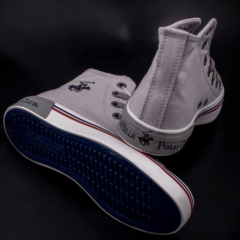 Beverly Hills Polo Club Gri Keten Günlük Kadın Sneaker PO-10141 Beverly Hills Polo Club Gri Keten Günlük Kadın Sneaker PO-10141