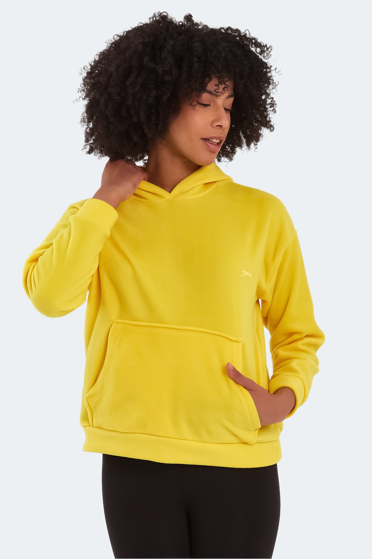 Slazenger SASSA IN Kadın Kapüşonlu Cepli Sarı Polar Sarı Slazenger SASSA IN Kadın Kapüşonlu Cepli Sarı Polar Sarı