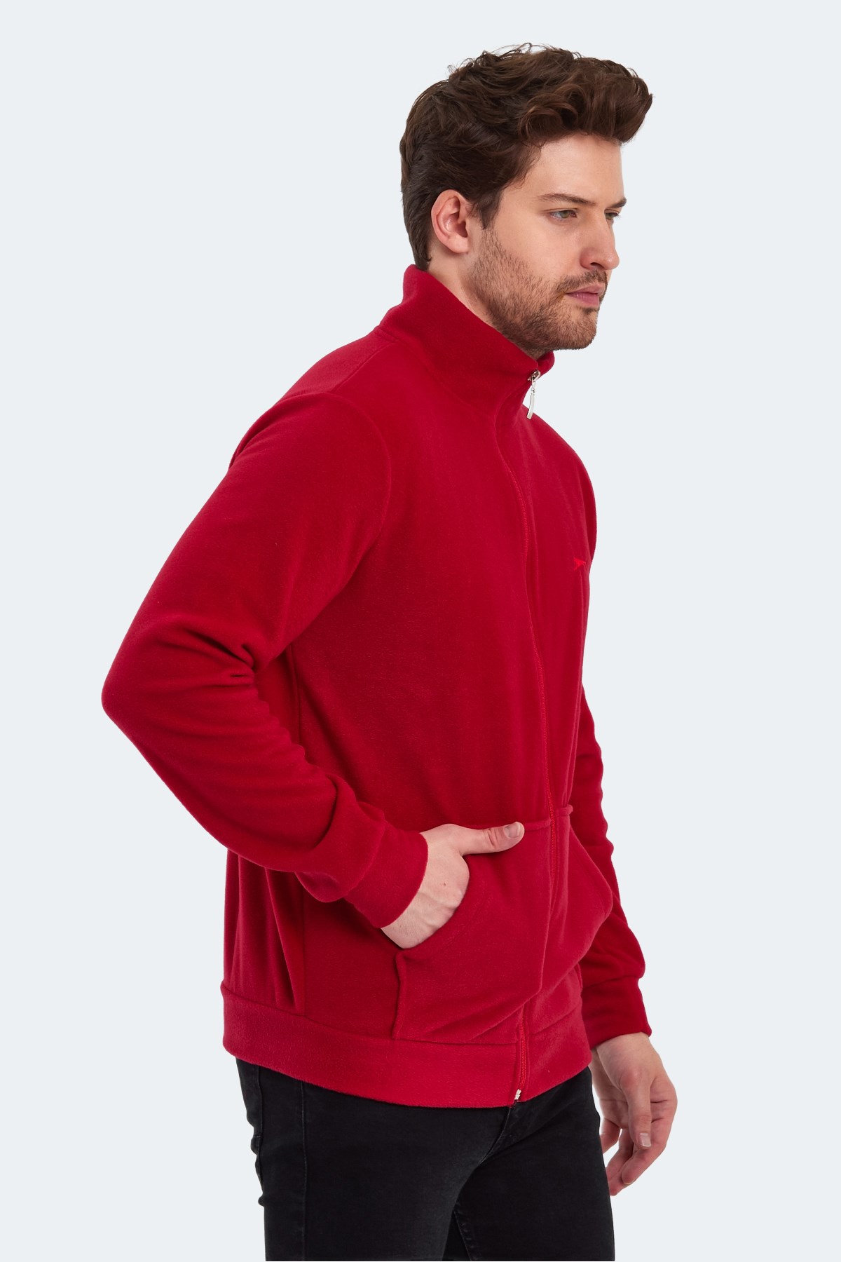 Slazenger SANSA Erkek  Kırmızı Polar st21we058deleted1740177763 Kırmızı