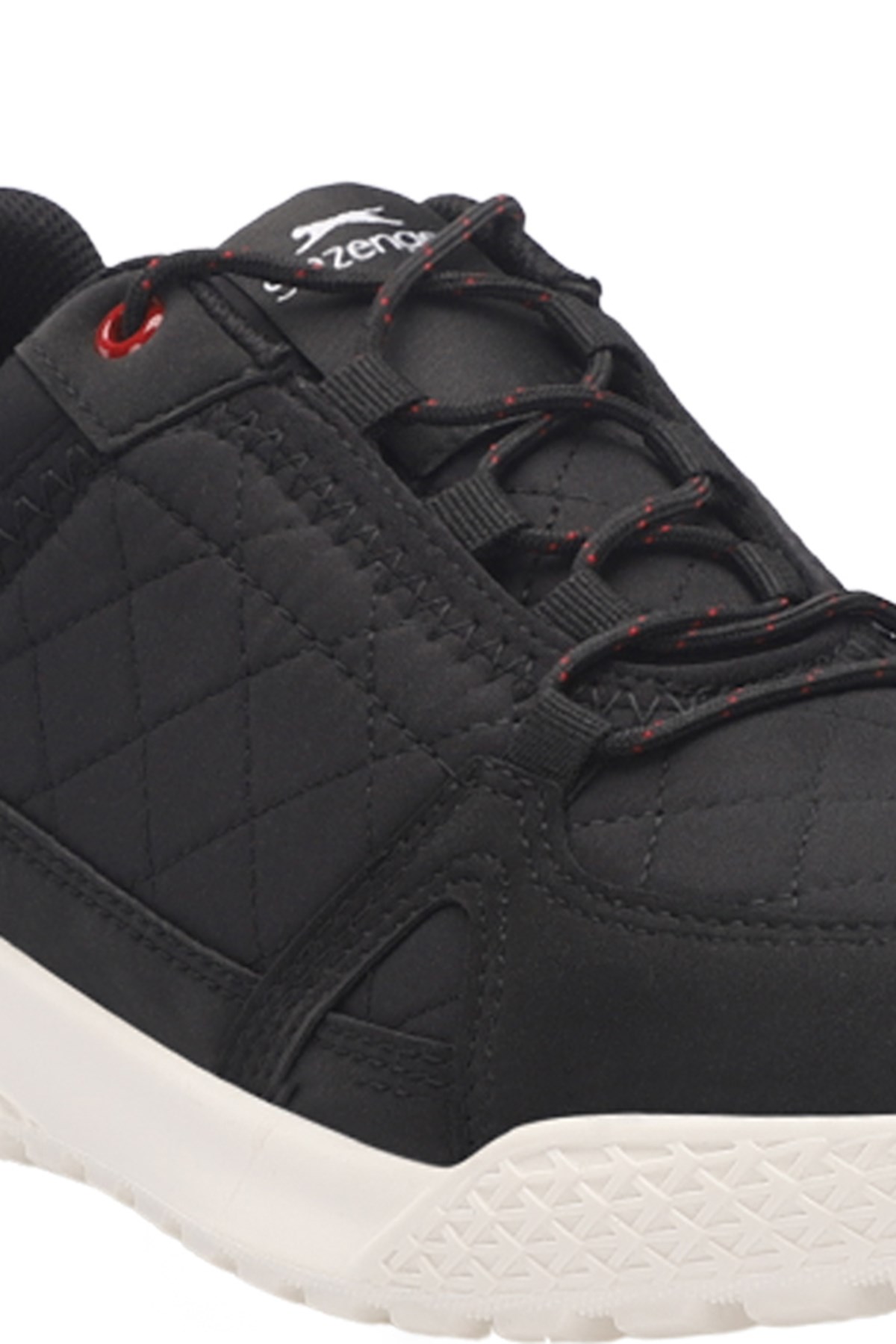 Slazenger TERENTIY Erkek  Siyah / Kırmızı Günlük Spor Ayakkabısı SA24OE073 Siyah / Kırmızı