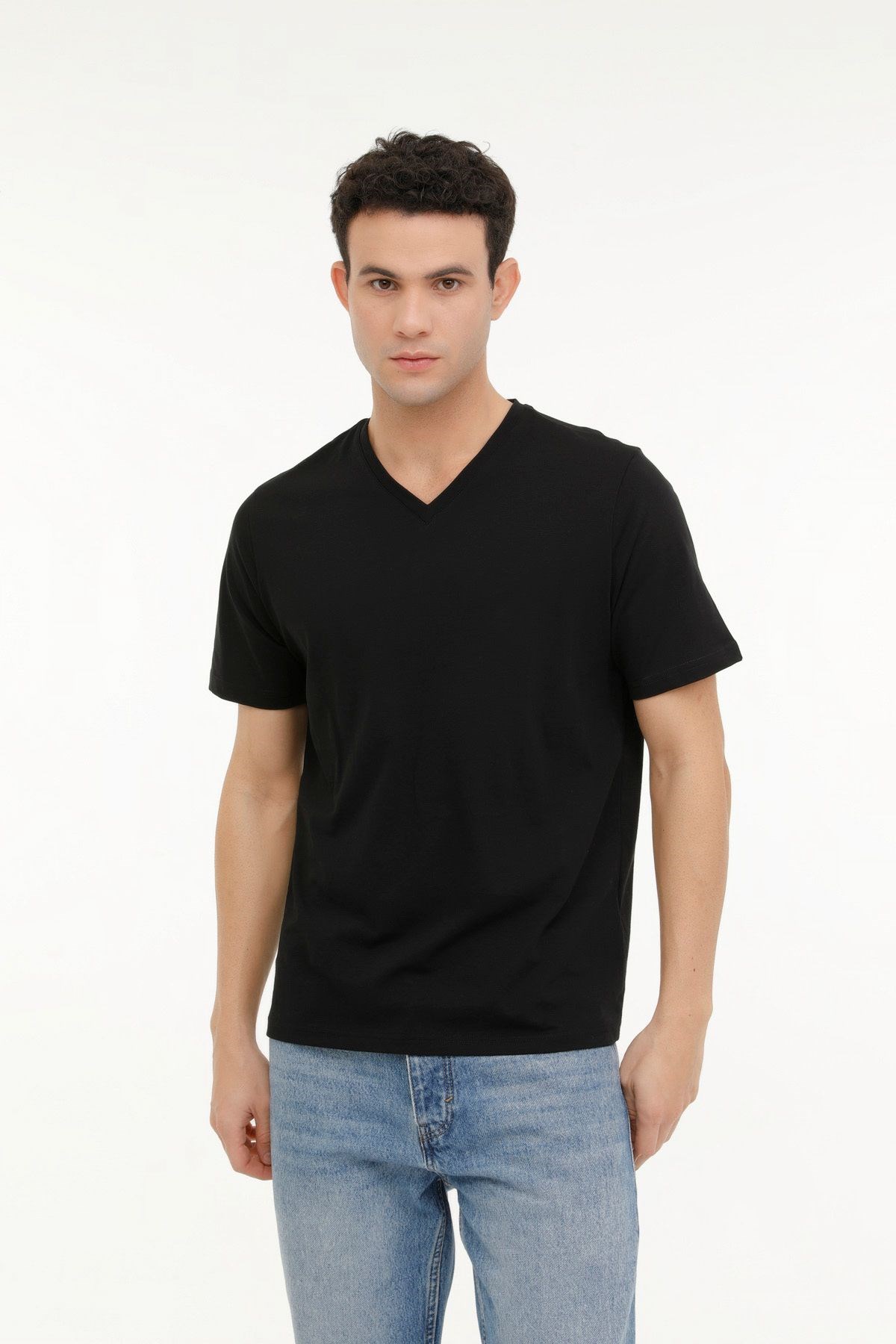 Kinetix M-SN221 BSC T-SHIRT 4FX Siyah Erkek Kısa Kol T-Shirt M-SN221 BSC T-SHIRT 4FX